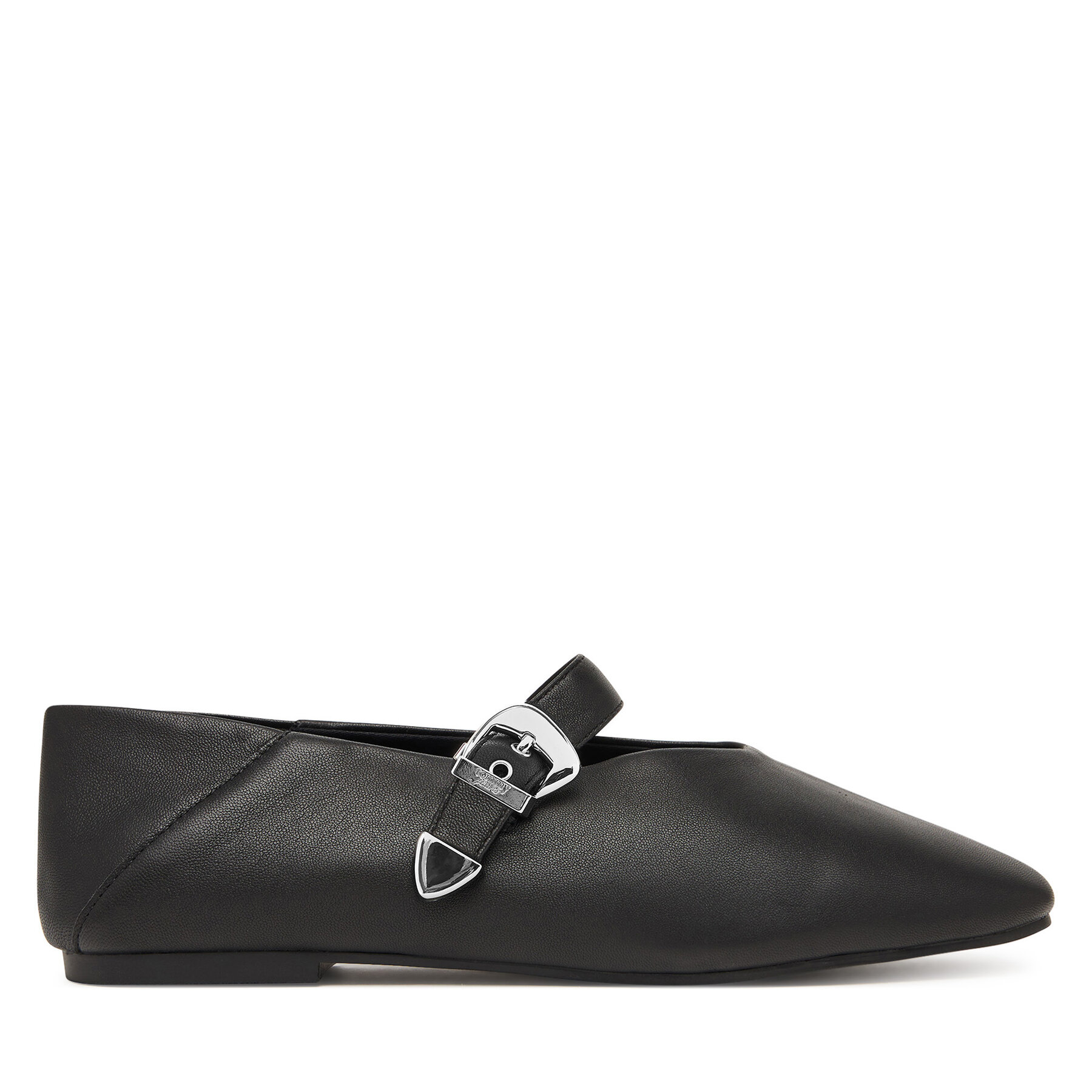 Tommy Jeans Baleriny Tjw Ballerina Nappa Leather EN0EN03043 Czarny