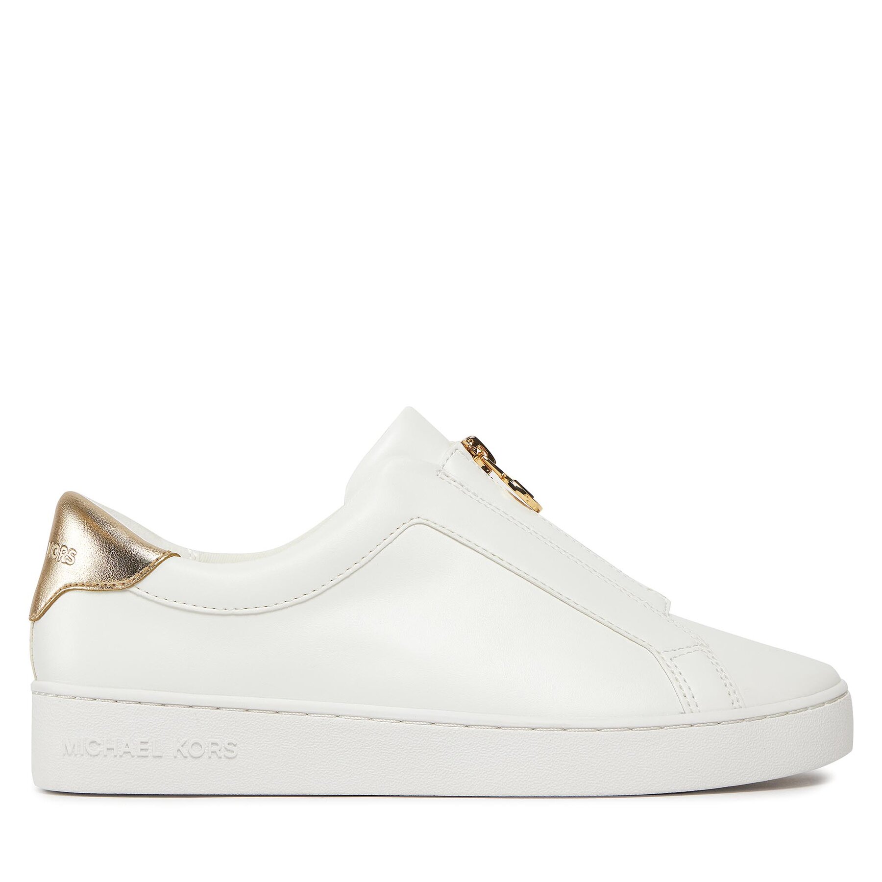 MICHAEL Michael Kors Sneakersy Keaton Zip Slip On 43R4KTFP2L Złoty