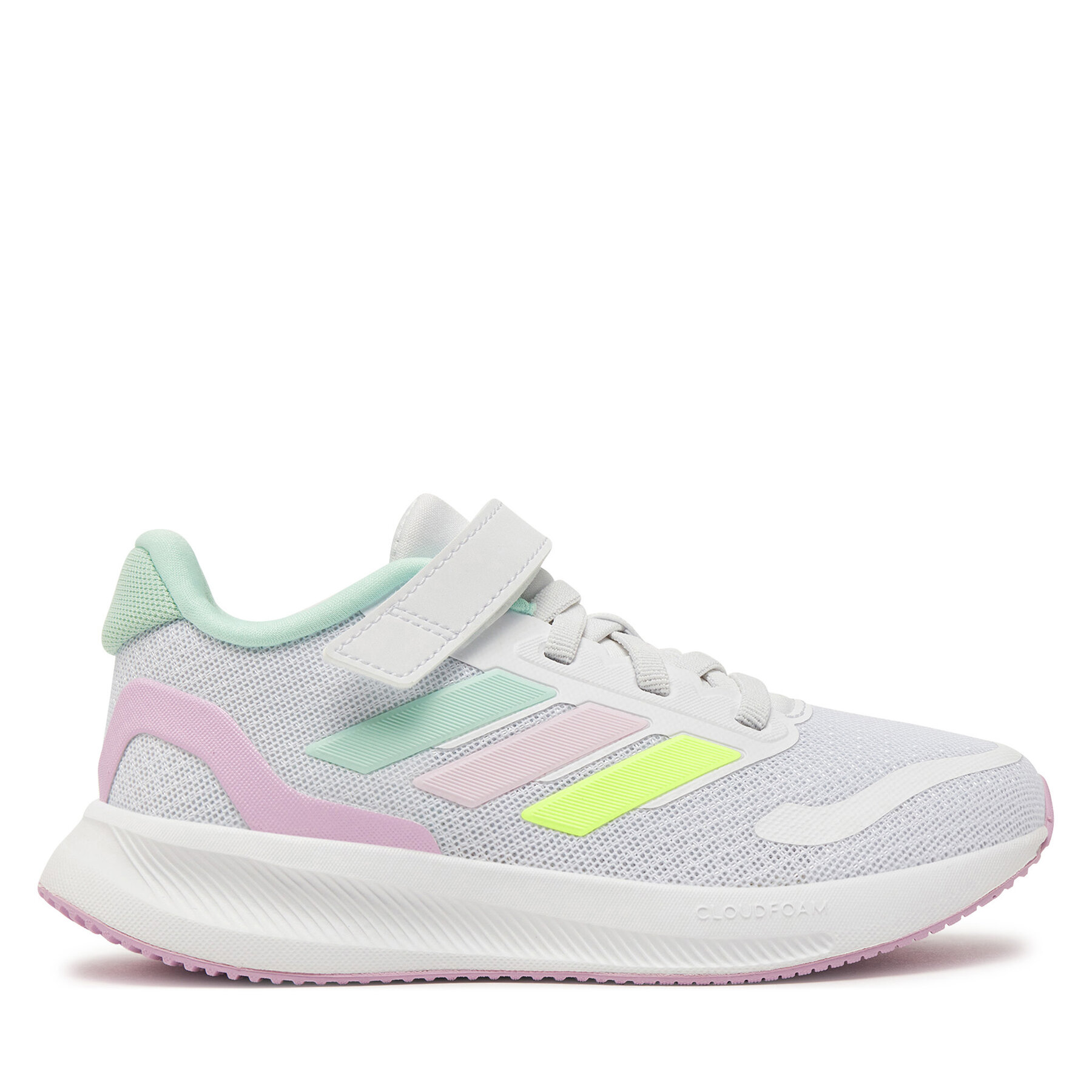 adidas Sneakersy Runfalcon 5 Shoes Kids JP5153 Biały