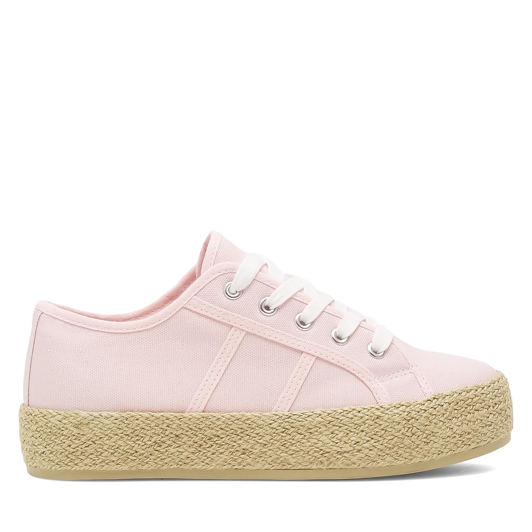 DeeZee Espadryle WSS21067-01 Różowy