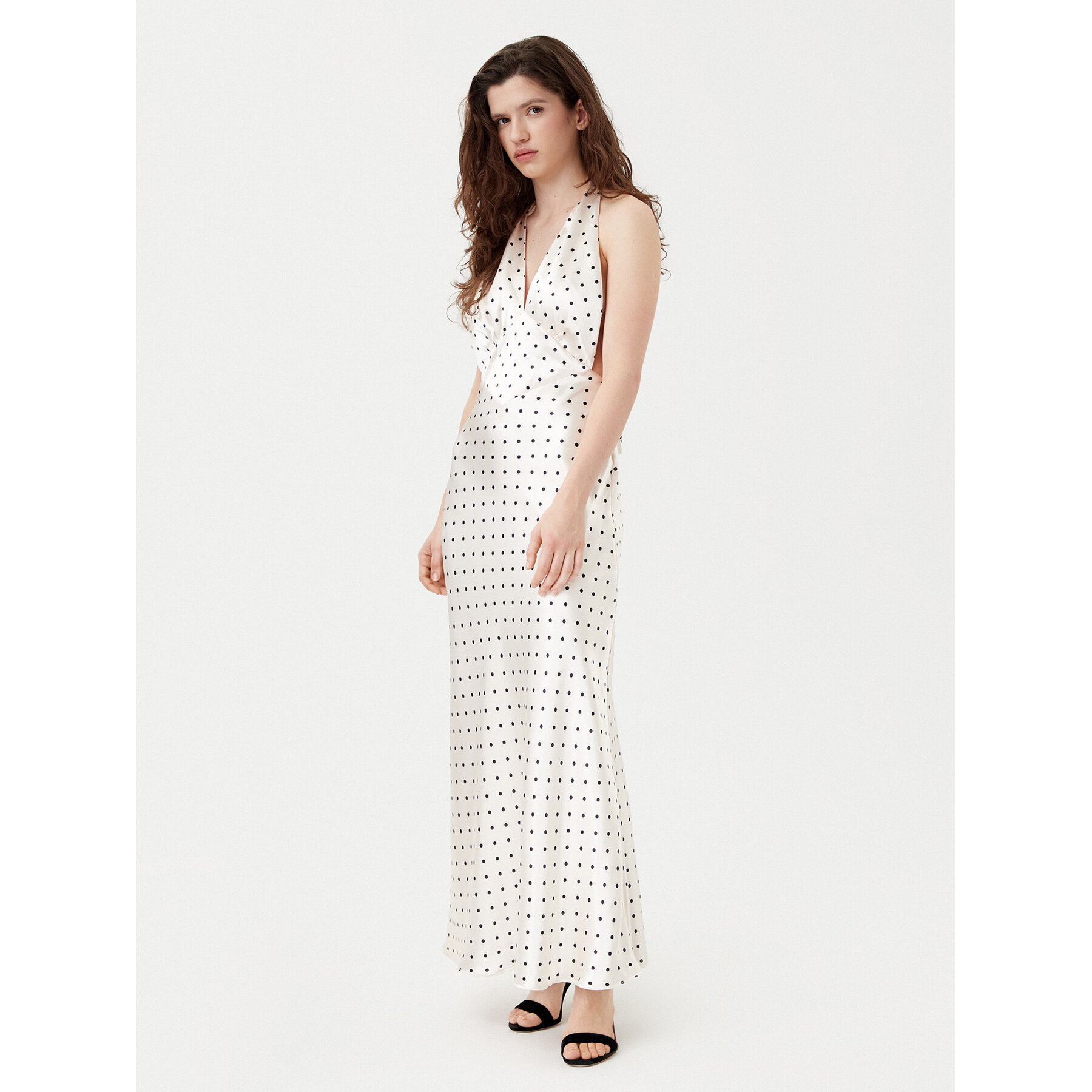 Bardot Sukienka wieczorowa 59317DB1 Écru Regular Fit