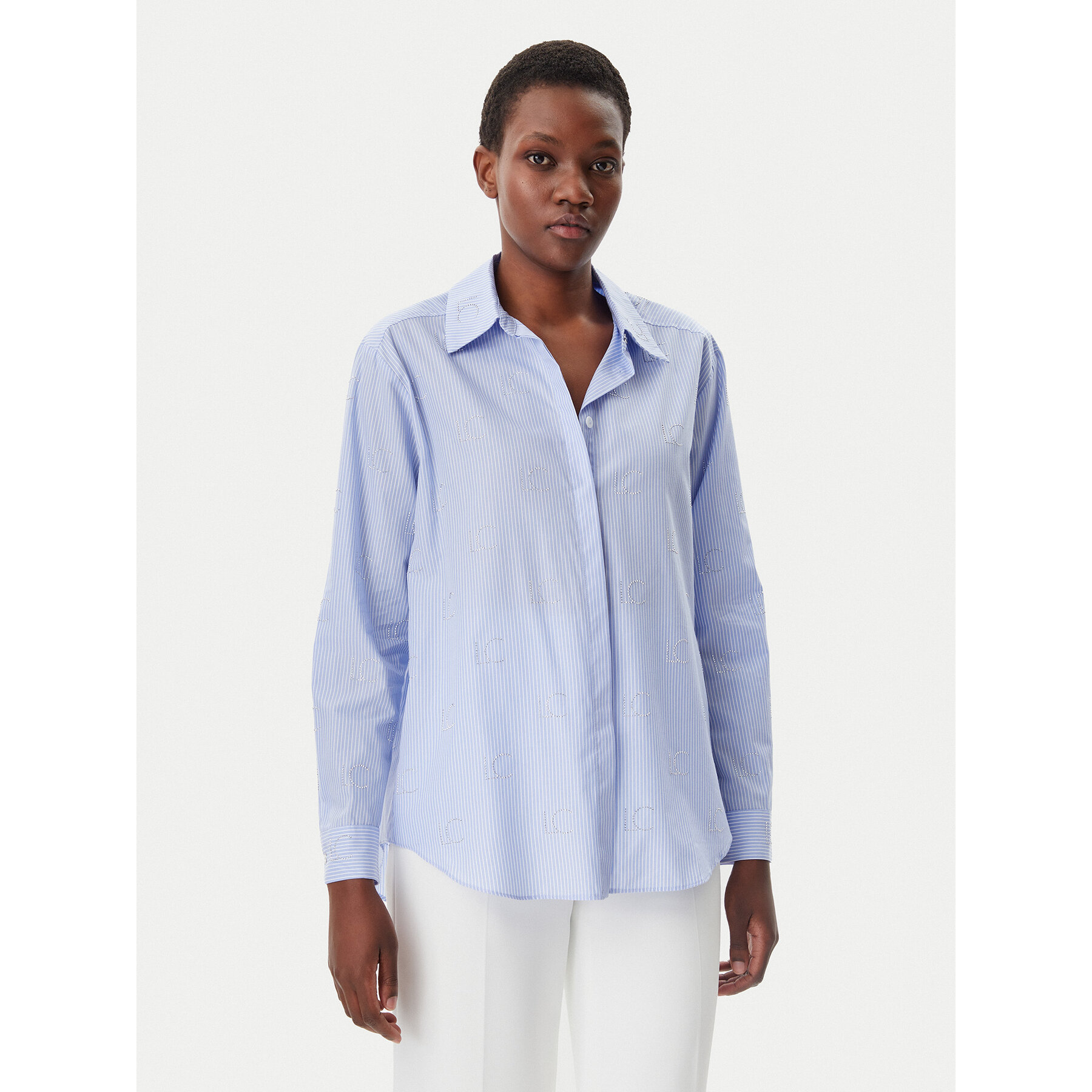 LOLA CASADEMUNT Koszula LS2515014 Niebieski Regular Fit
