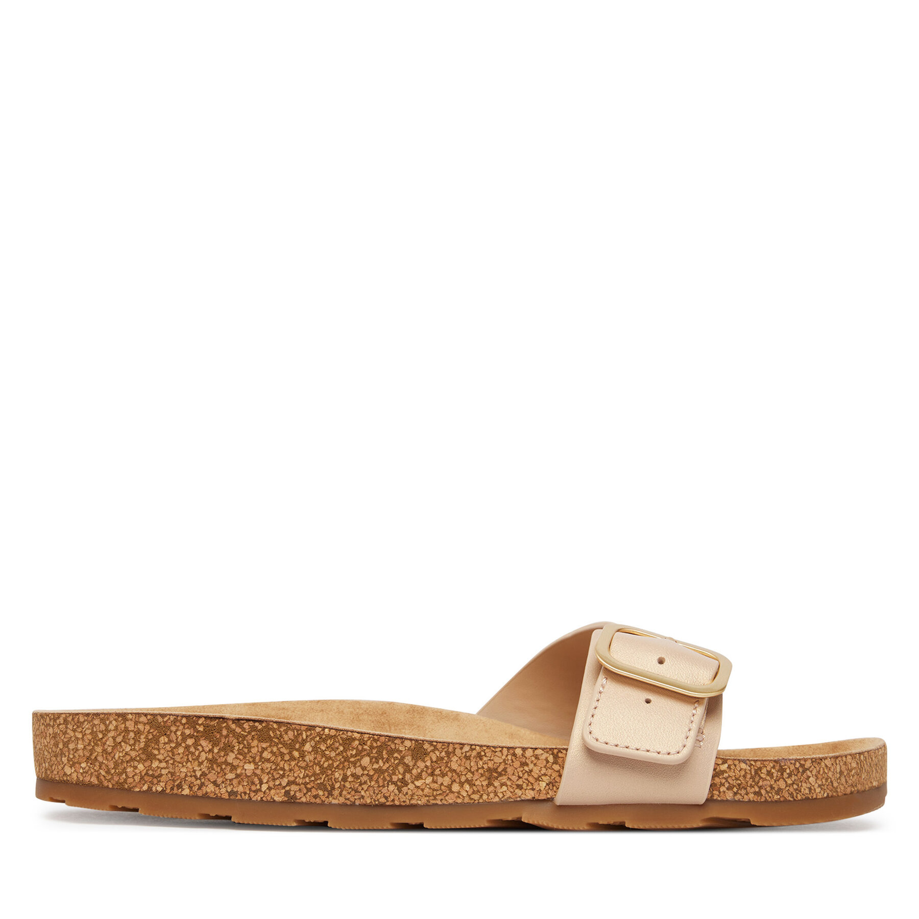 Tommy Hilfiger Klapki Cork Footbed Slip-On FW0FW09344 Beżowy