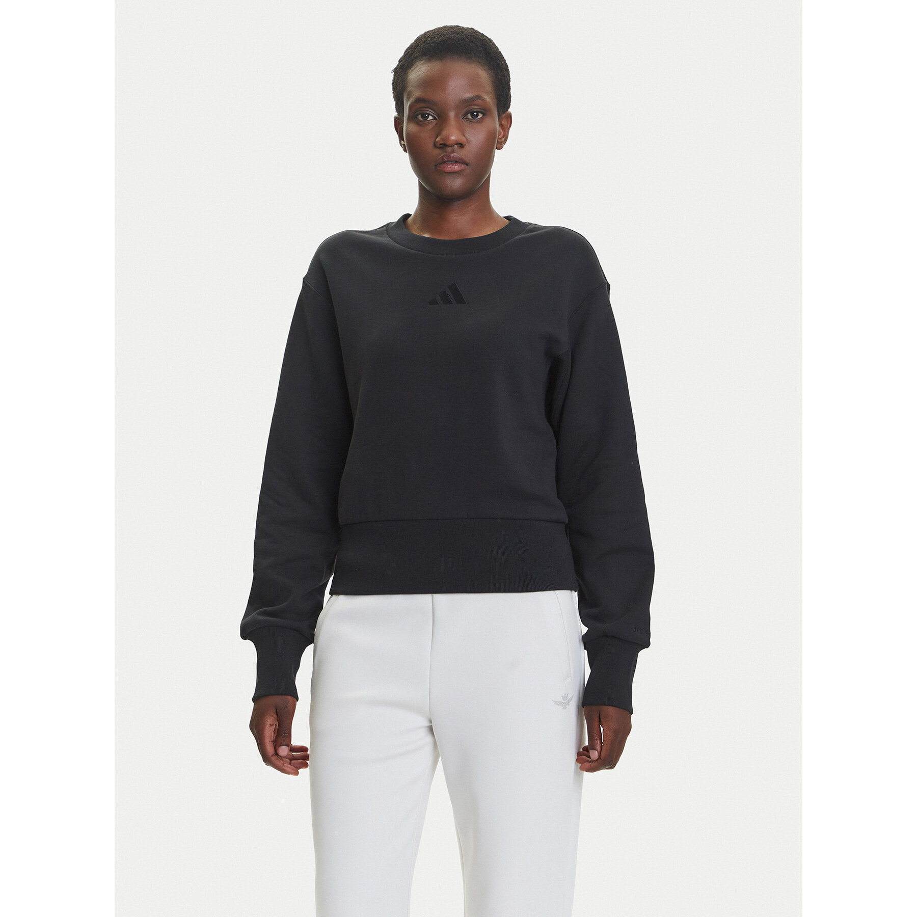 adidas Bluza ALL SZN French Terry JJ1259 Czarny Regular Fit