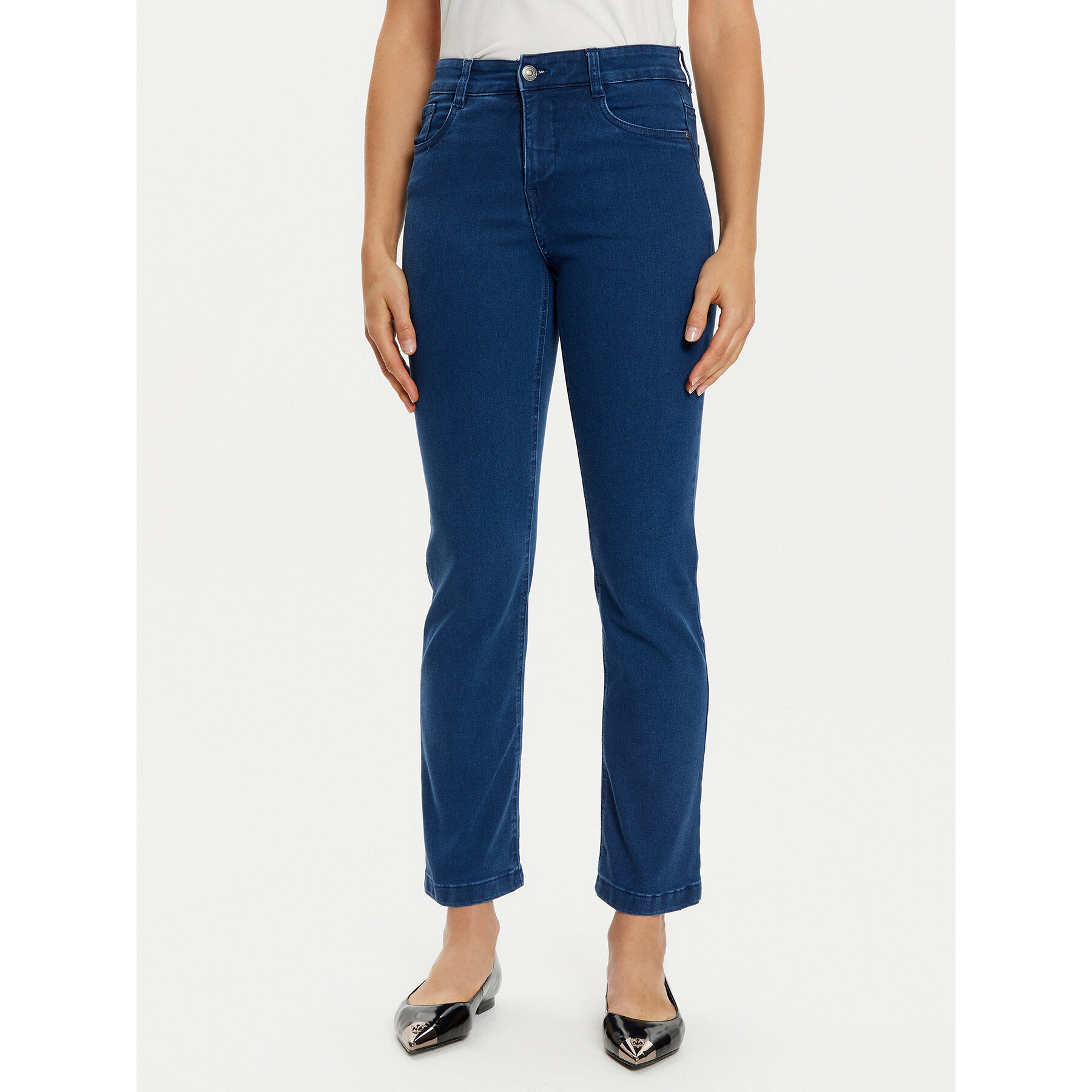 Fransa Jeansy Luxe 20613554 Niebieski Straight Fit