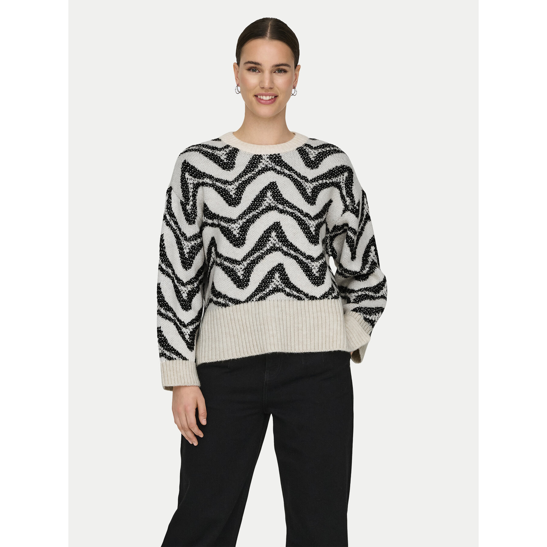 ONLY Sweter Jane 15332157 Beżowy Regular Fit