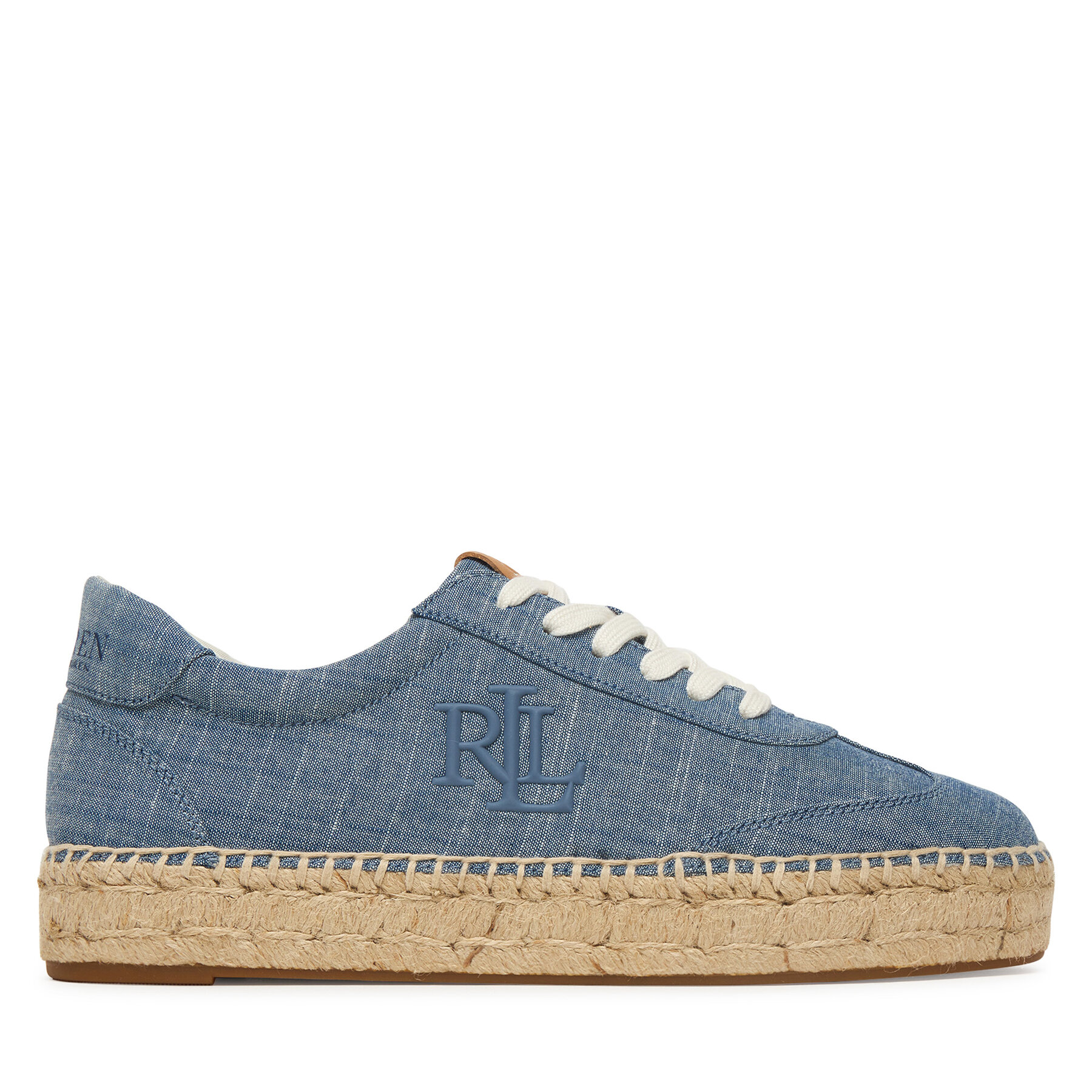 LAUREN RALPH LAUREN Espadryle 802P10497001 Niebieski