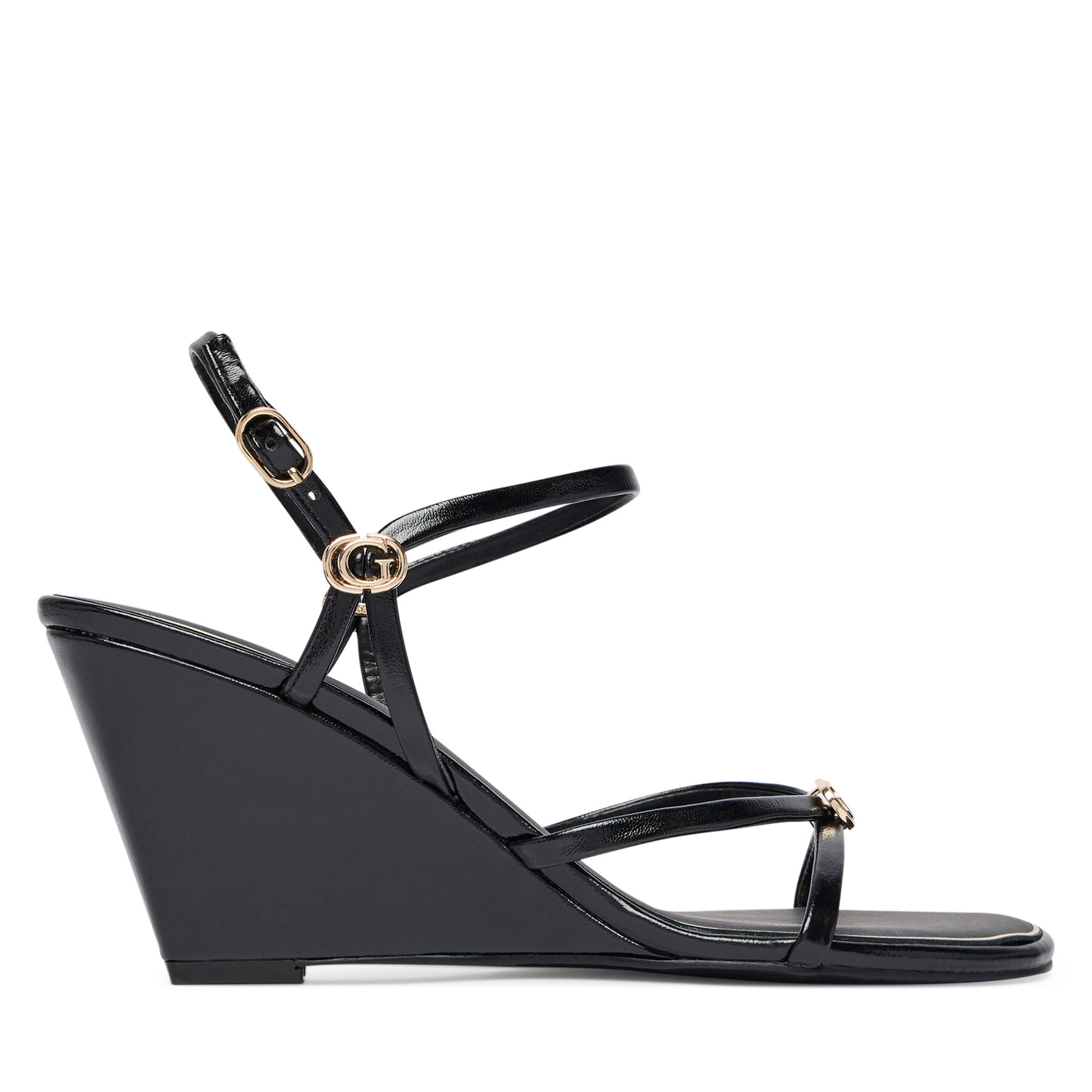 Guess Sandały FLTDVV PAF04 Czarny