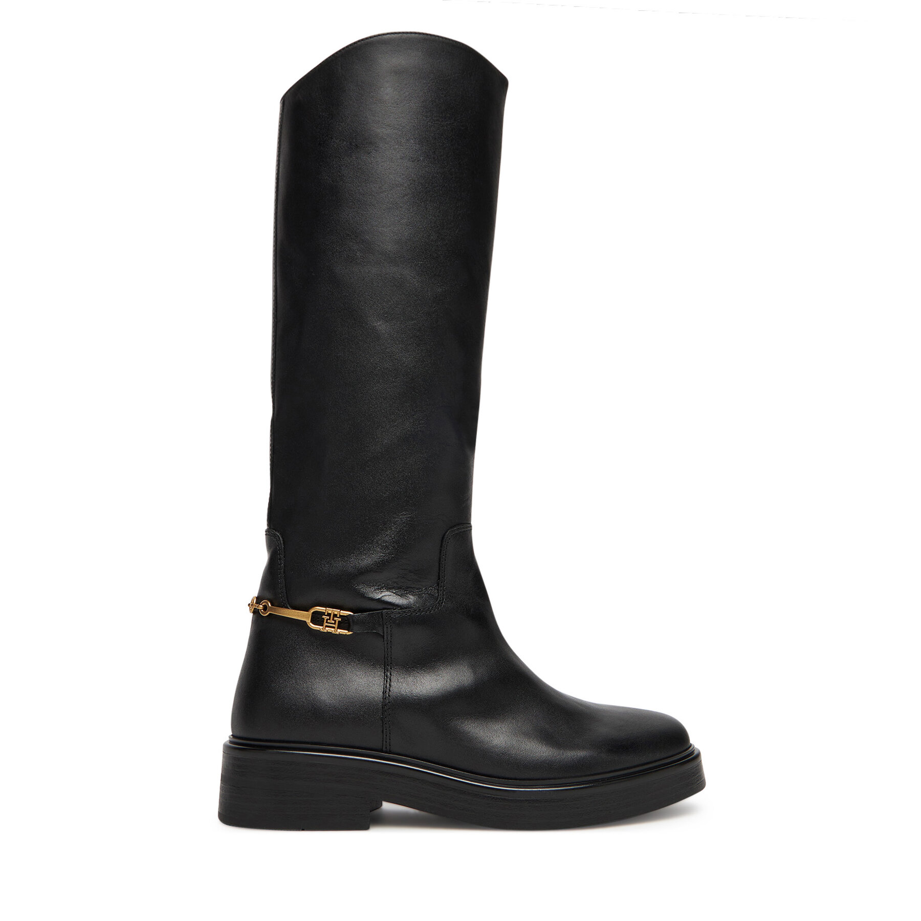 Tommy Hilfiger Oficerki Horsebit Riding FW0FW08863 Czarny