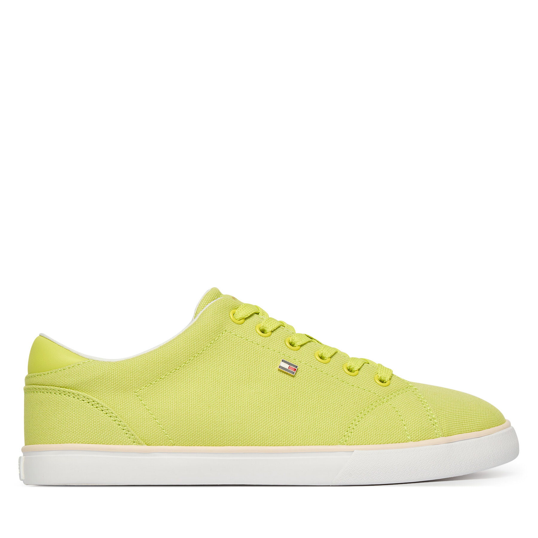 Tommy Hilfiger Tenisówki Th Low Profile Vulc Canvas FW0FW09102 Żółty