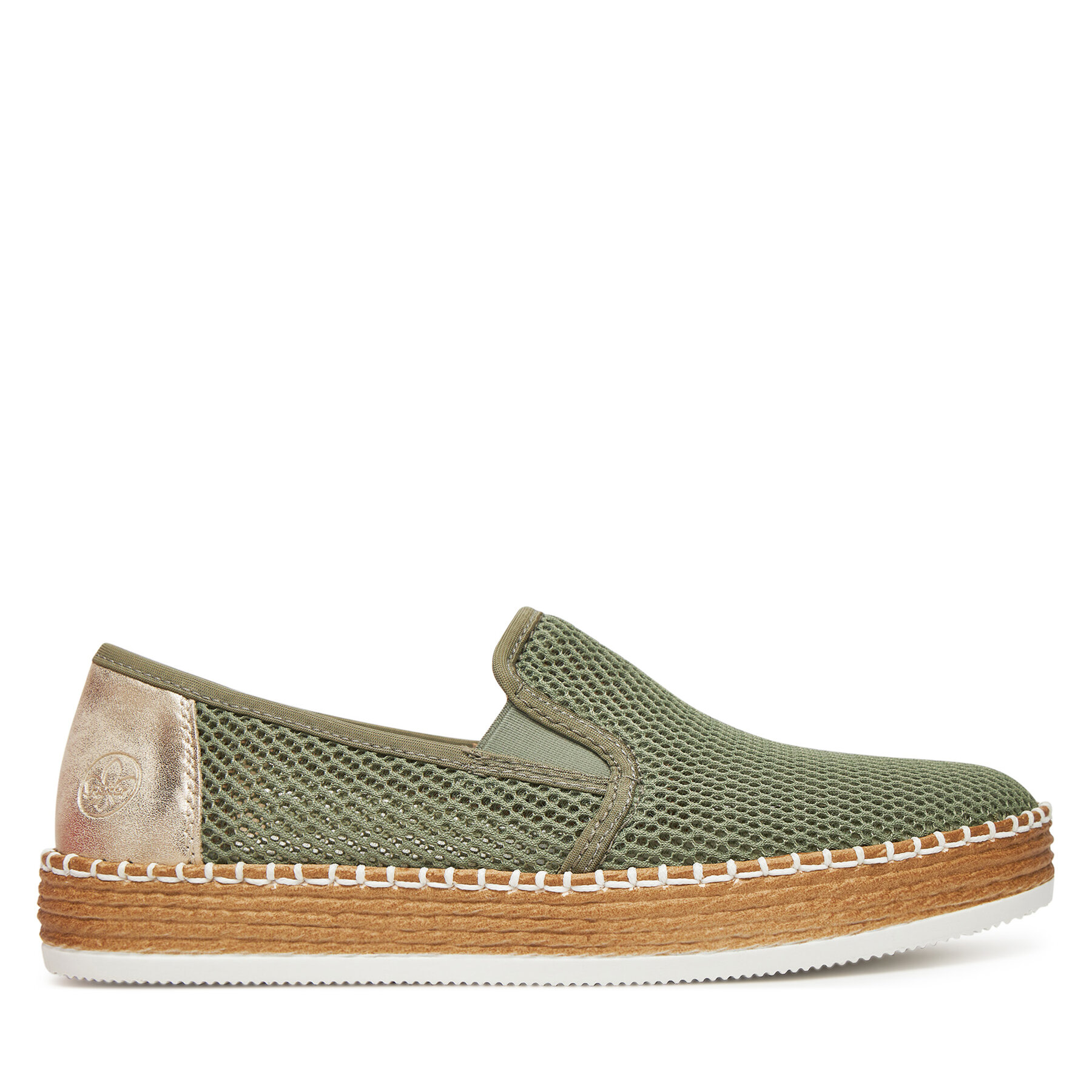 Rieker Espadryle CEO-L7873-52 Zielony