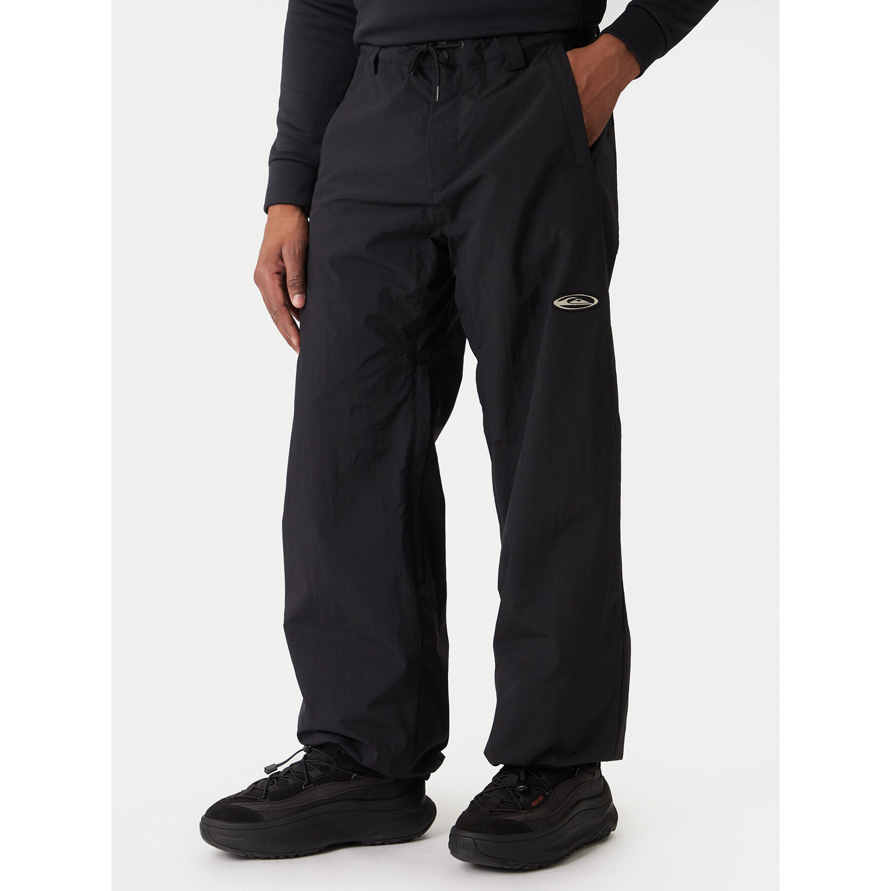 Quiksilver Spodnie snowboardowe Snow Down EQYTP03233 Czarny Relaxed Fit