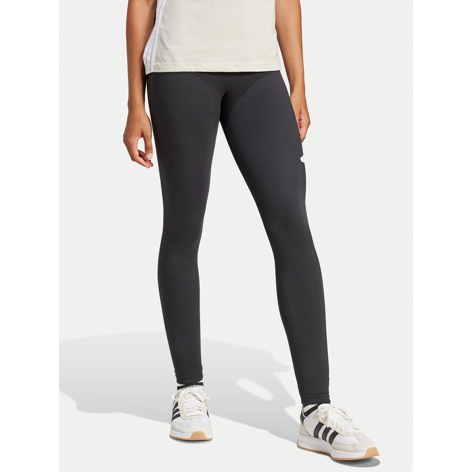 adidas Legginsy Essentials Big Logo JH1182 Czarny Slim Fit