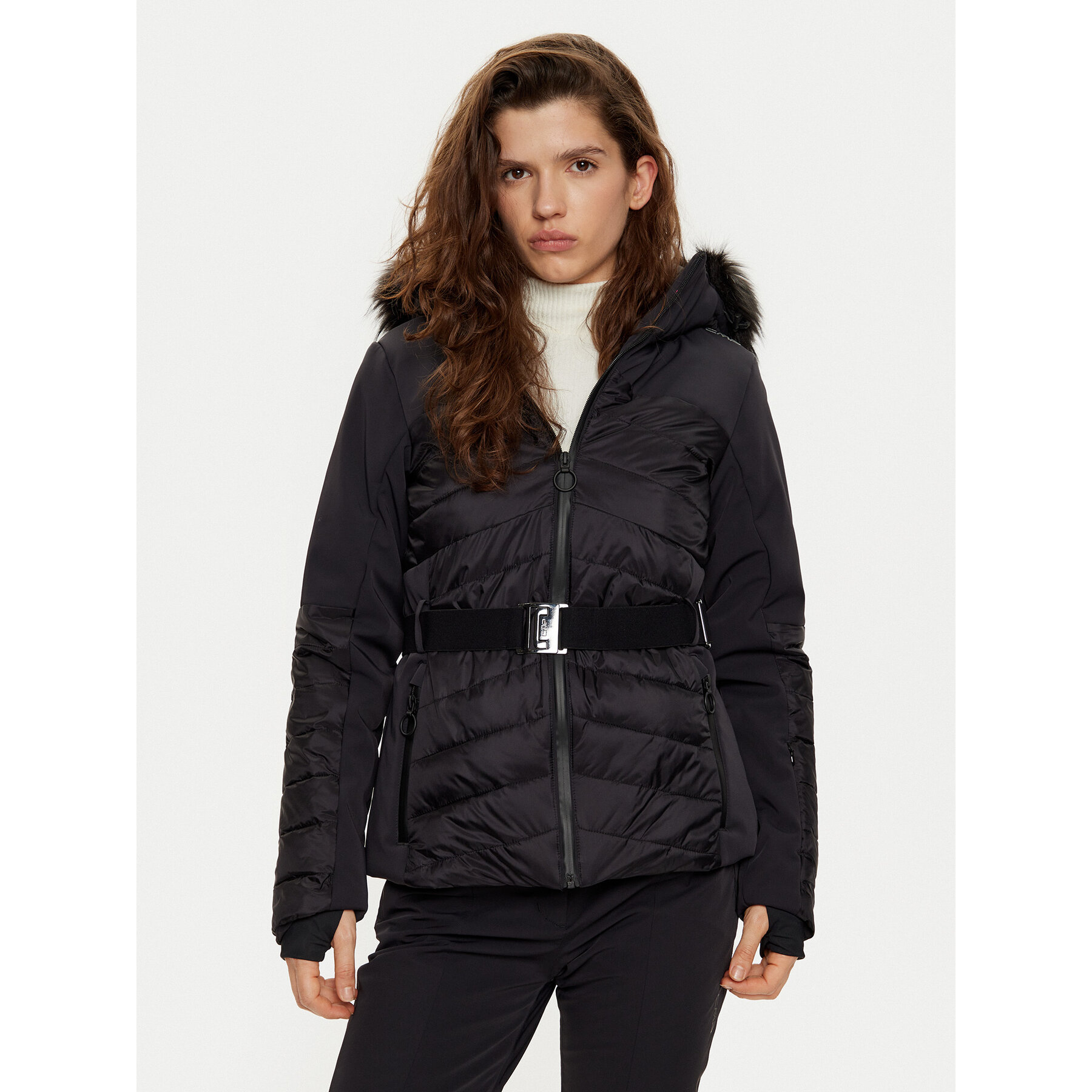 CMP Kurtka narciarska 34W4436F Czarny Regular Fit