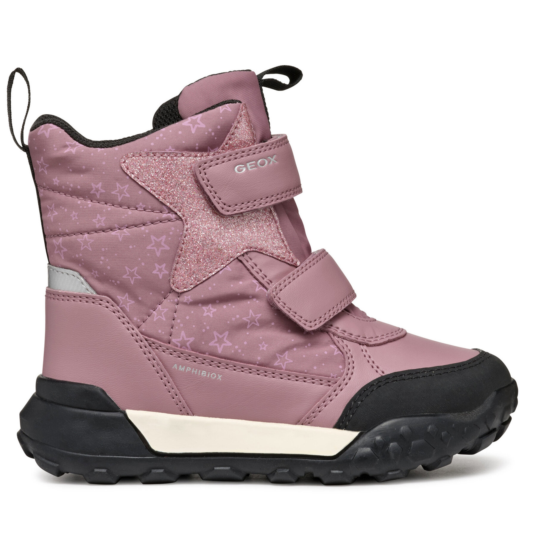 Geox Śniegowce J Trekkyup Girl B Ab J46M7C 0MNBC C8006 D Różowy