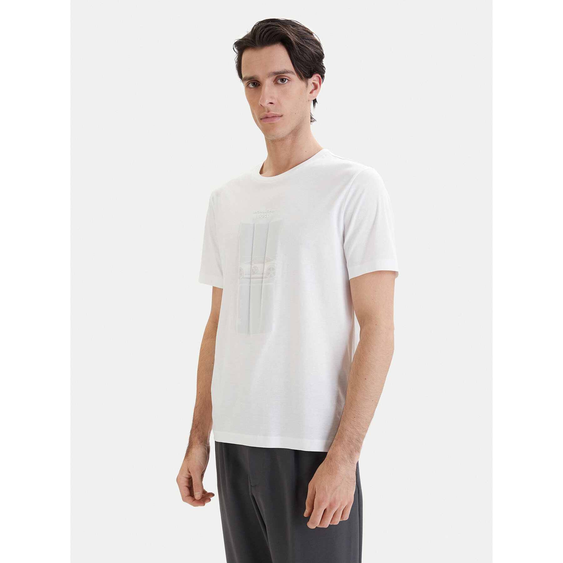 BOSS T-Shirt PS Spirit70 Grx 50559811 Biały Regular Fit