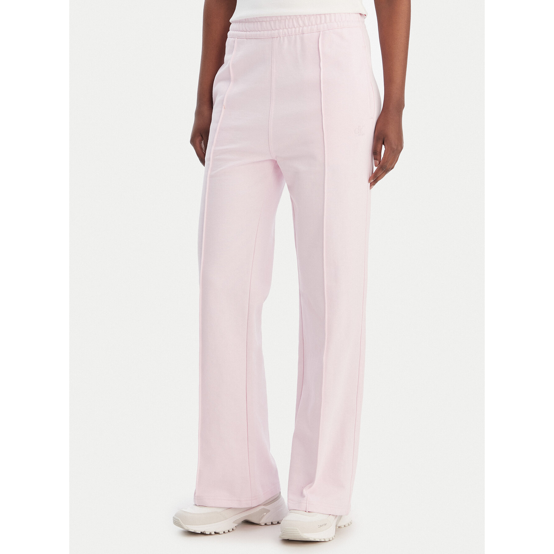 Calvin Klein Jeans Spodnie dresowe Archive Logo LV047B240G Różowy Regular Fit