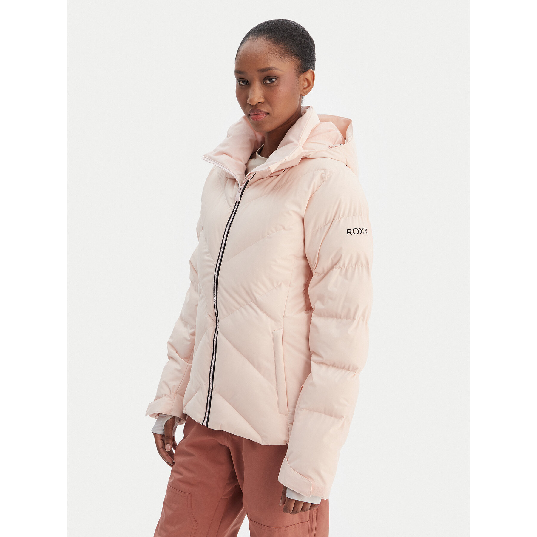Roxy Kurtka narciarska Snowdrift Jk ERJTJ03491 Różowy Regular Fit