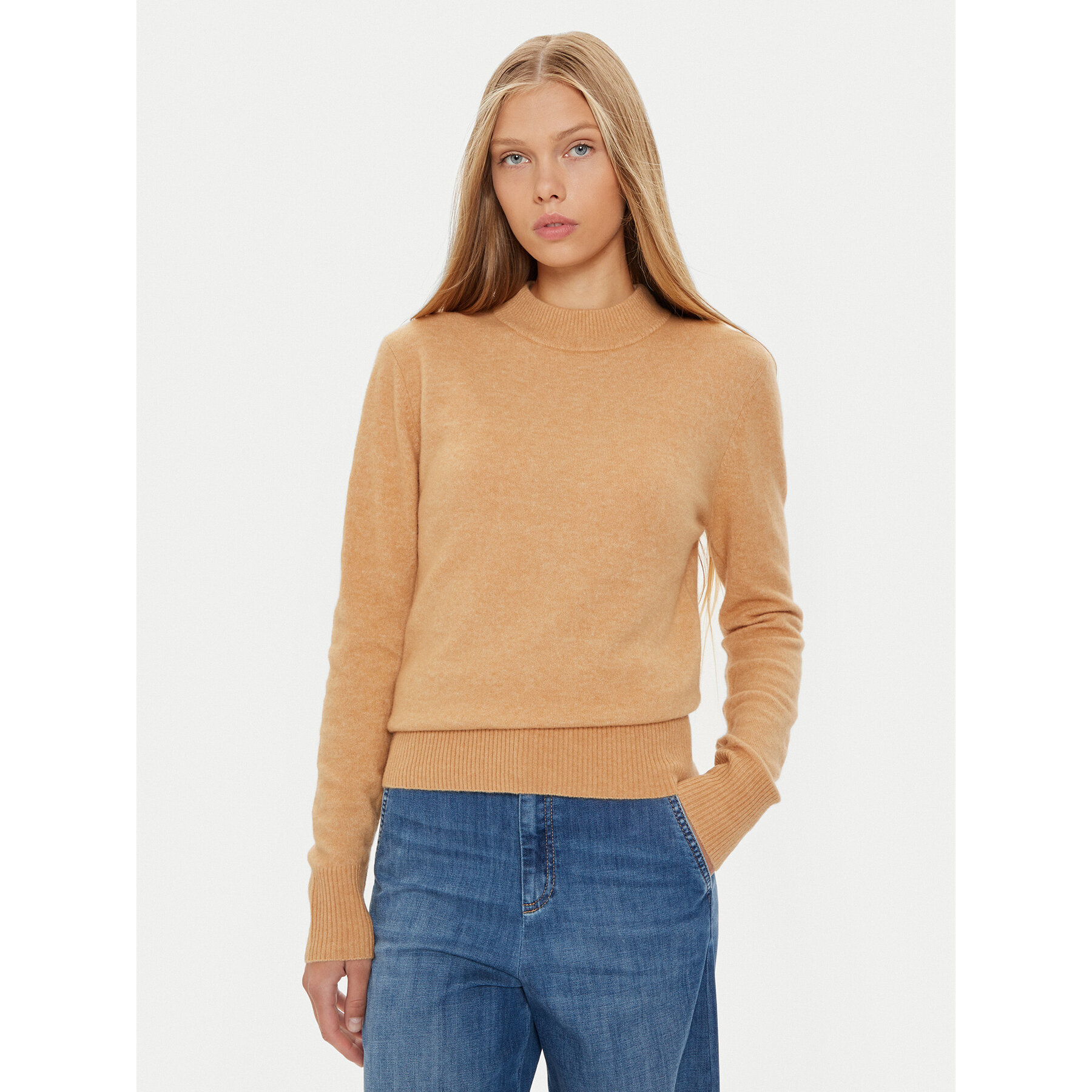 Marella Sweter Snodo 2423366092 Brązowy Regular Fit
