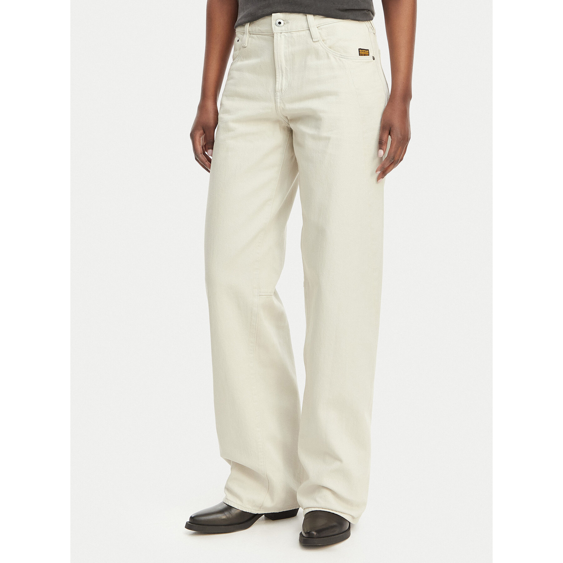 G-Star Raw Jeansy Contor Barrel D27745-E361 Beżowy jasny Relaxed Fit