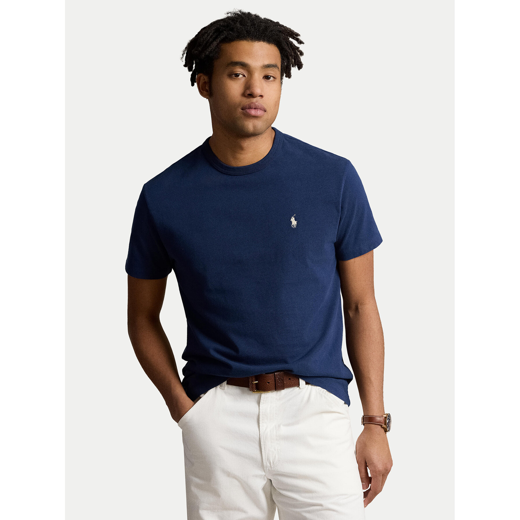 Polo Ralph Lauren T-Shirt 710916698018 Granatowy Regular Fit