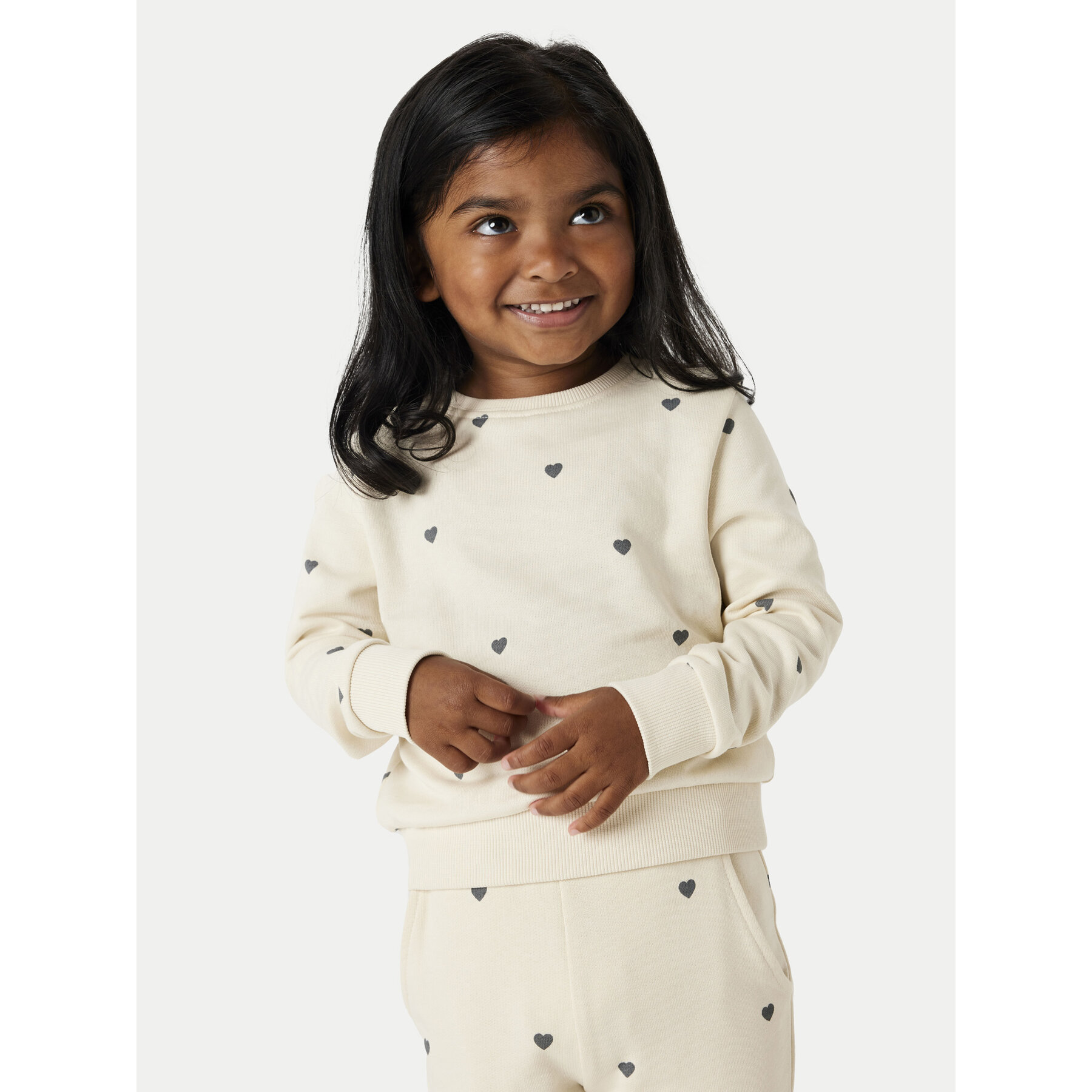 NAME IT Bluza 13238718 Beżowy Regular Fit
