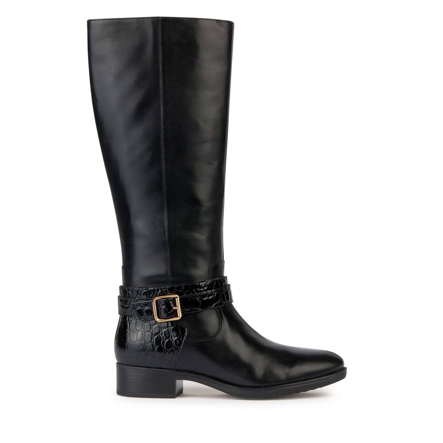 Geox Oficerki D Felicity D36G1A 04340 C9999 Czarny