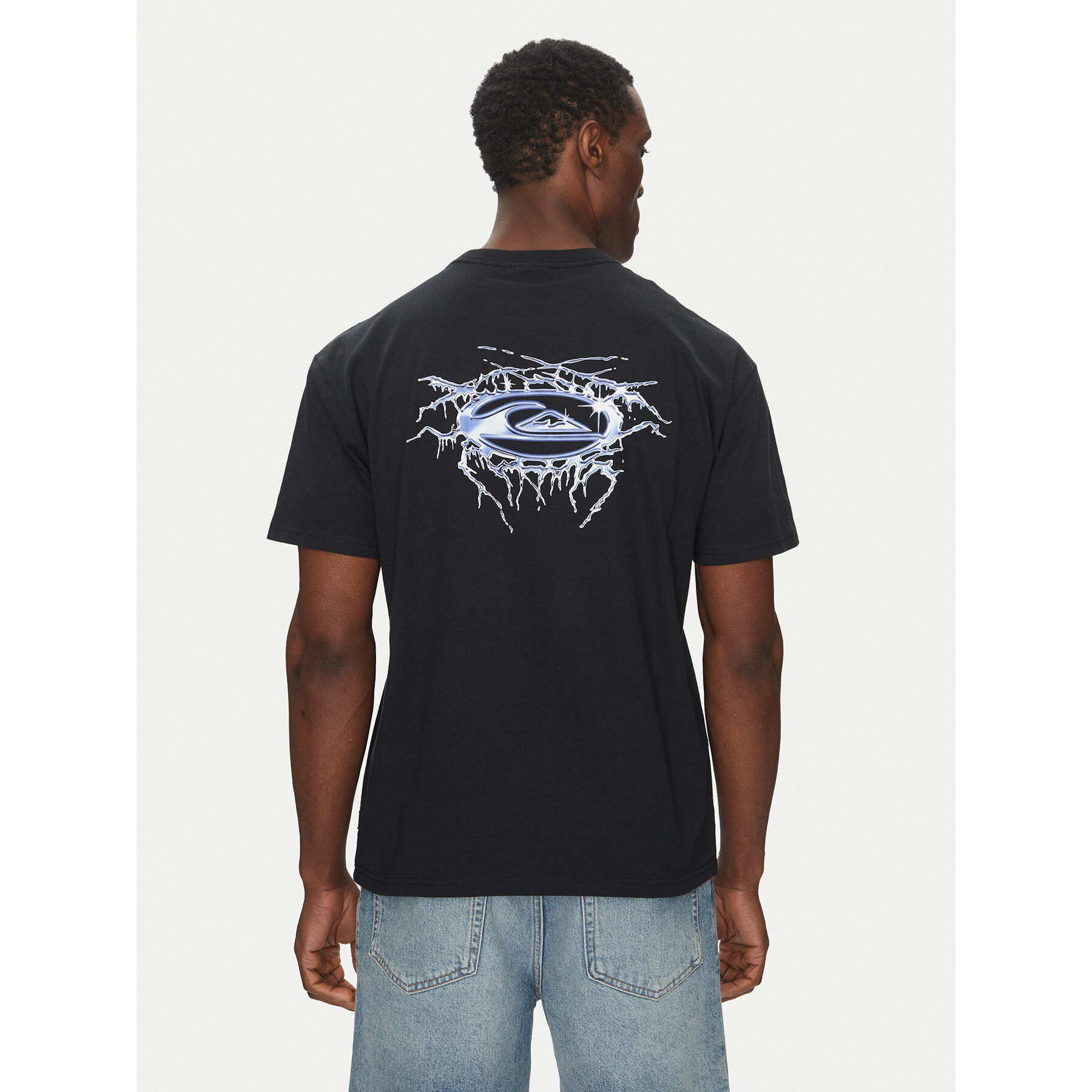 Quiksilver T-Shirt EQYZT08016 Czarny