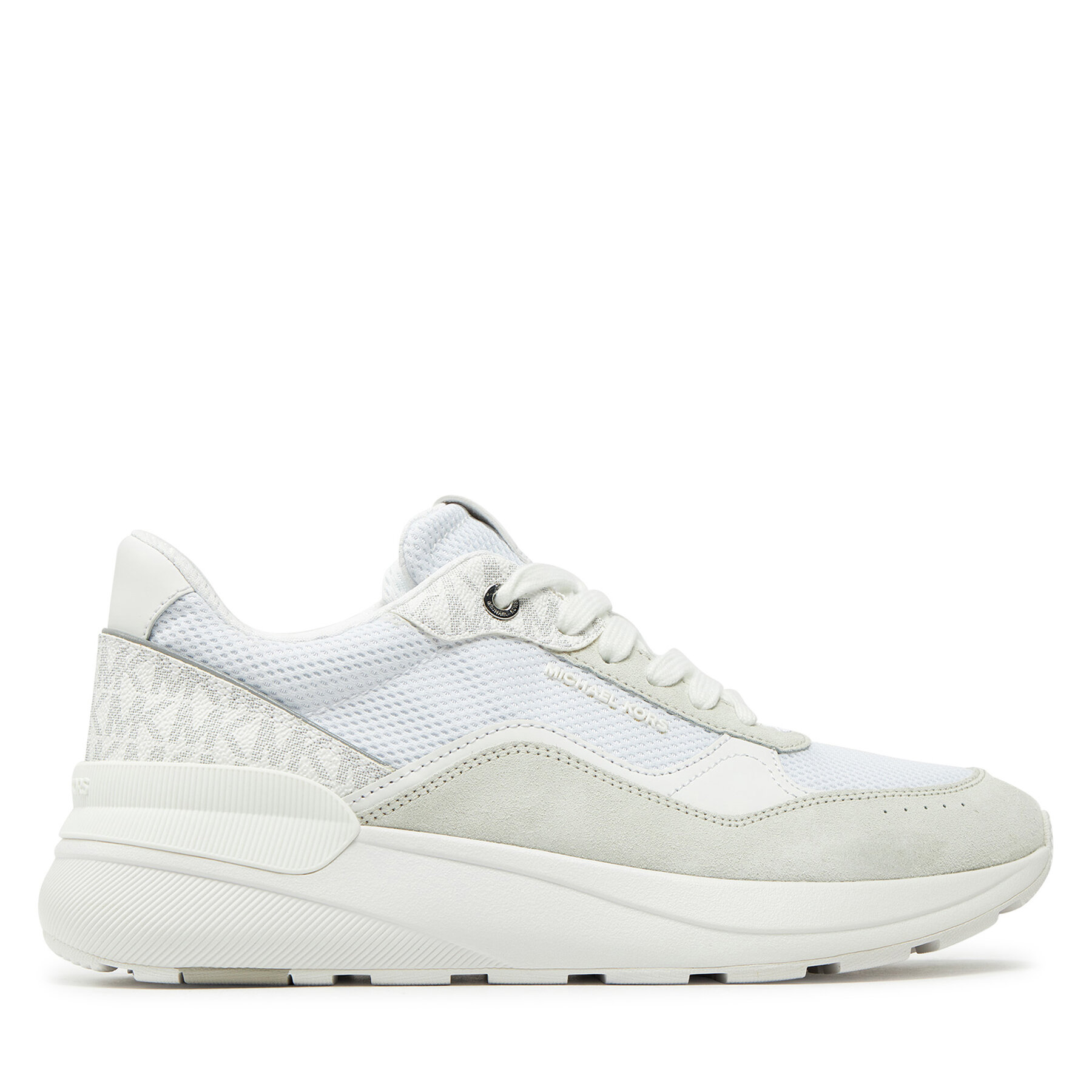 MICHAEL Michael Kors Sneakersy Trevor Mixed-Media Trainer 42F4TRFS7D Biały