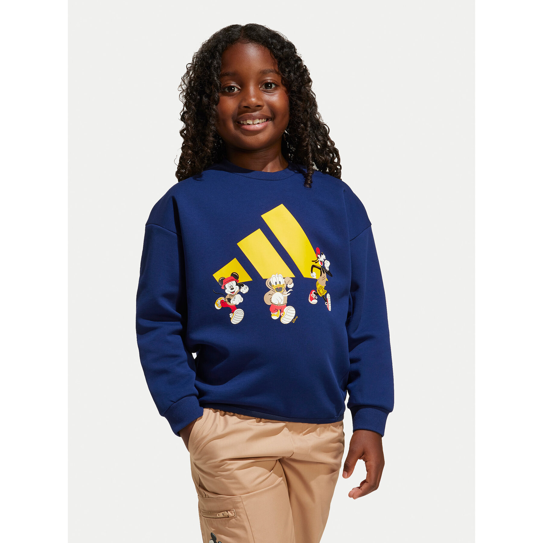adidas Bluza Disney Mickey Mouse JD4550 Granatowy Loose Fit
