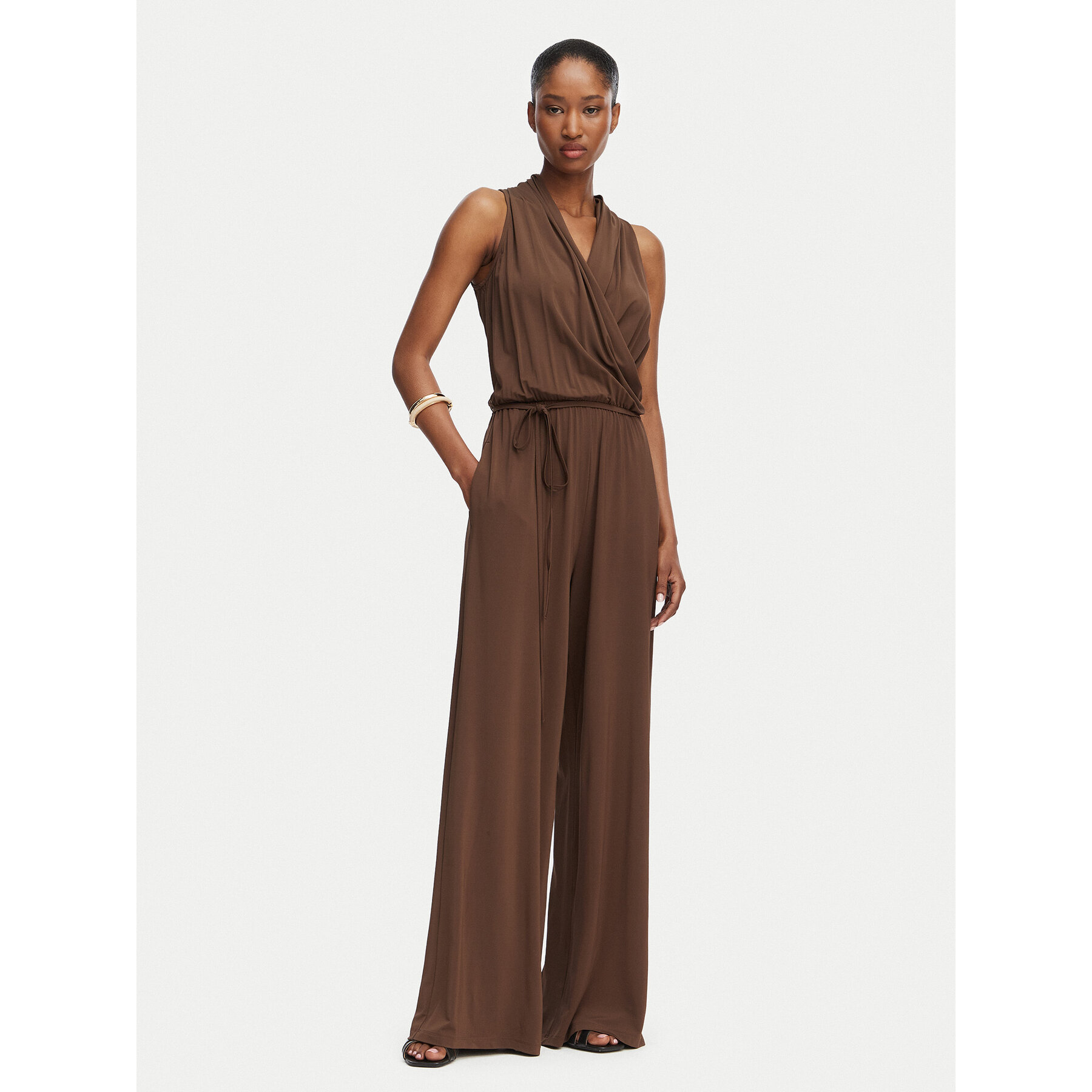 Weekend Max Mara Kombinezon Tropico 2615641012 Brązowy ciemny Regular Fit