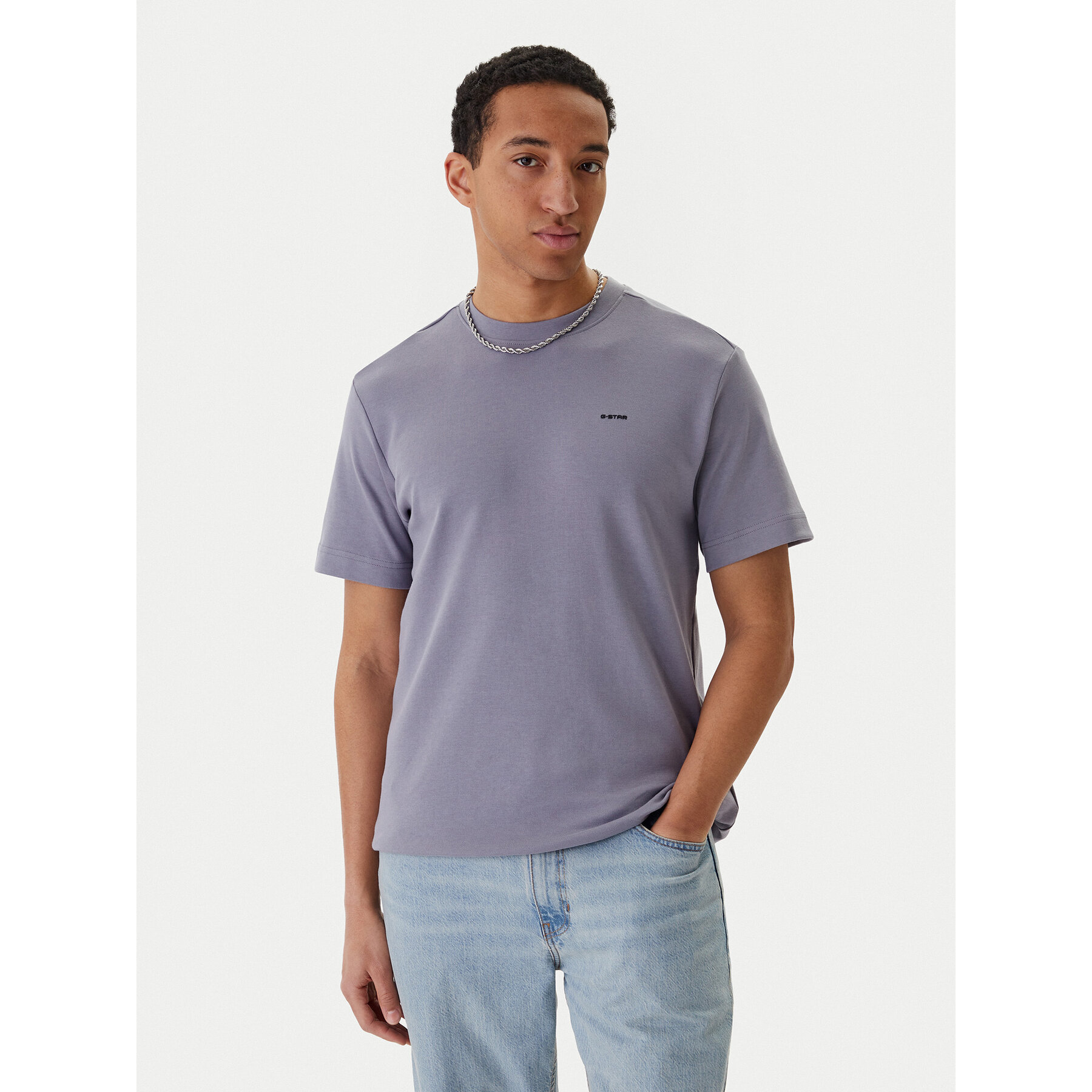 G-Star Raw T-Shirt D28609-C812 Szary Regular Fit