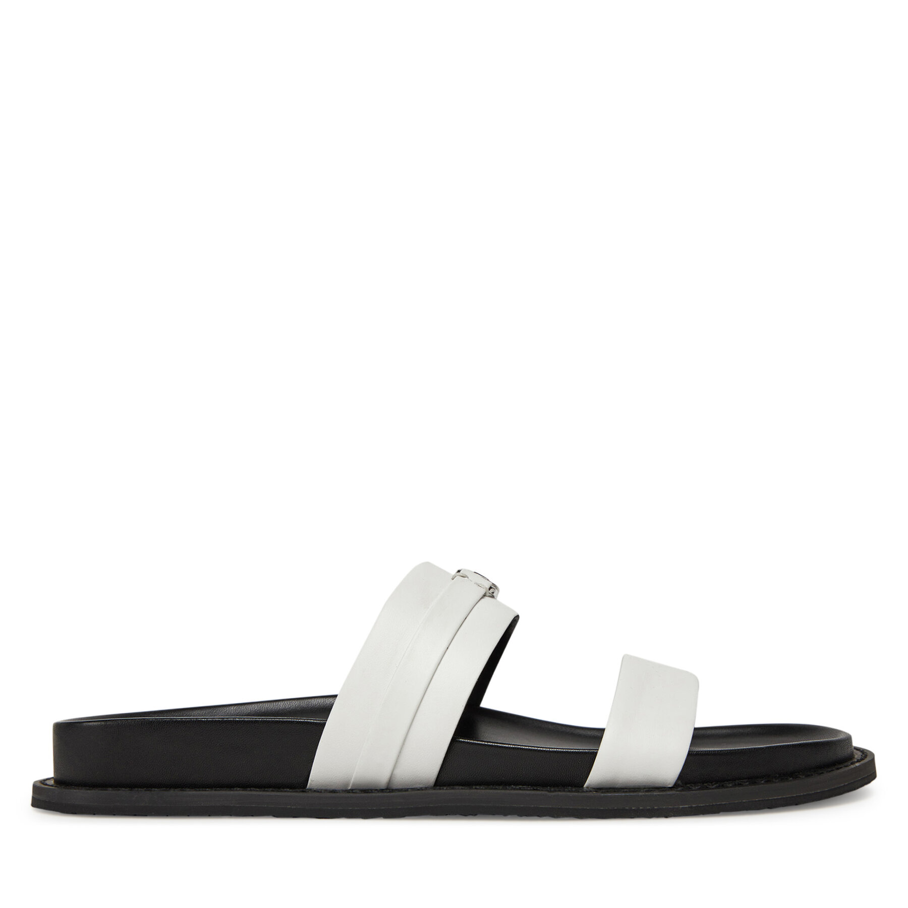 MICHAEL Michael Kors Klapki Mandy Flat Sandal 40S5MAFS2L Biały