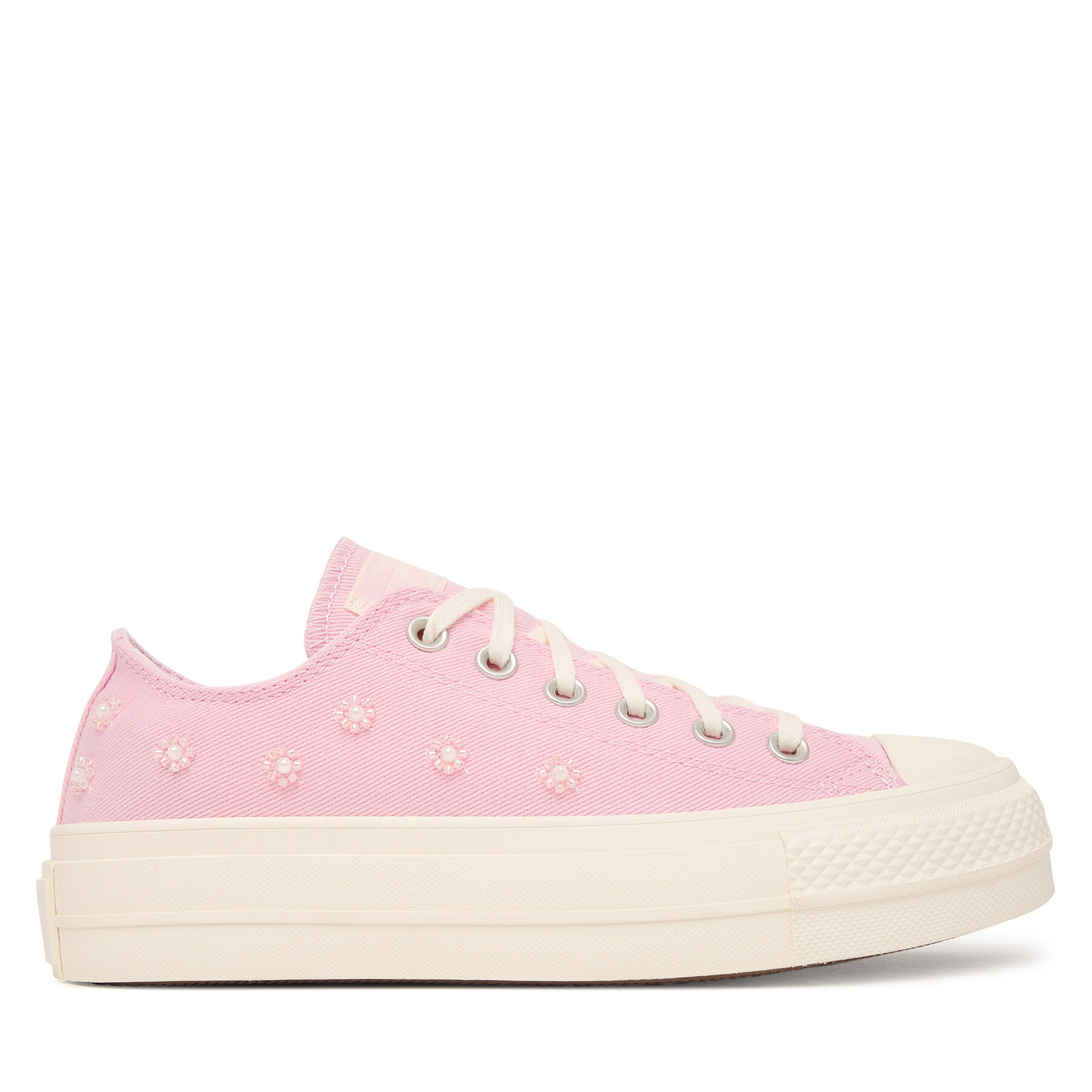 Converse Trampki Chuck Taylor All Star Lift Platform Beads A16108C Różowy
