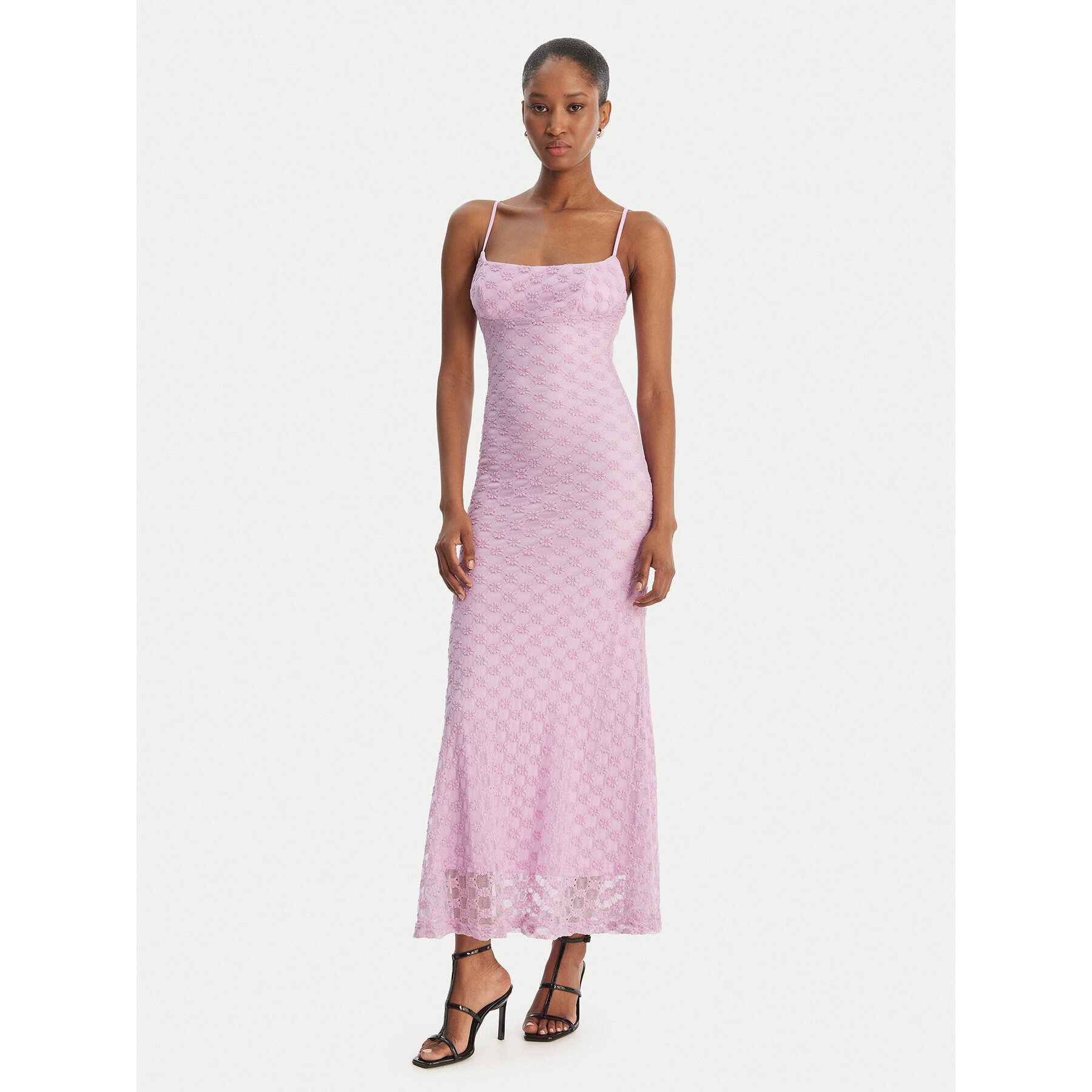 Bardot Sukienka letnia Adoni 57998DB1 Fioletowy Slim Fit