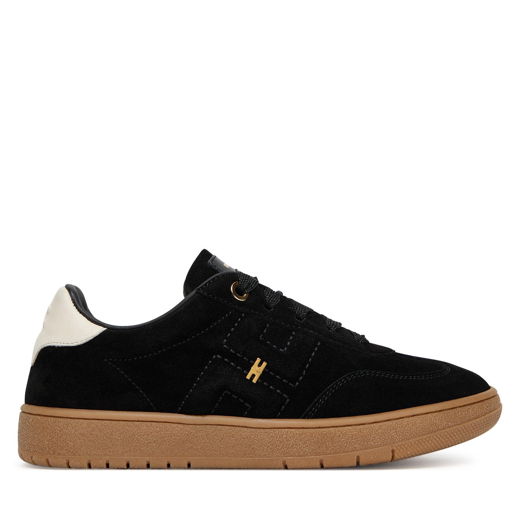 Elisabetta Franchi Sneakersy Low Cut Lace Up F4A9-E0340-0071 D Czarny