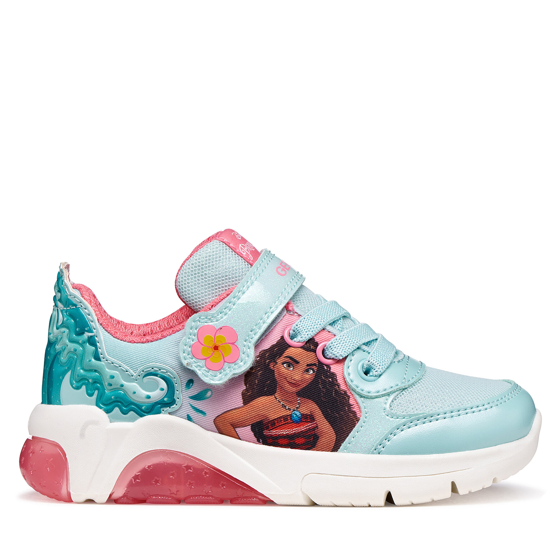 Geox Sneakersy J Fadinlight Girl J65M4D 0ANKC C3B7G D Turkusowy
