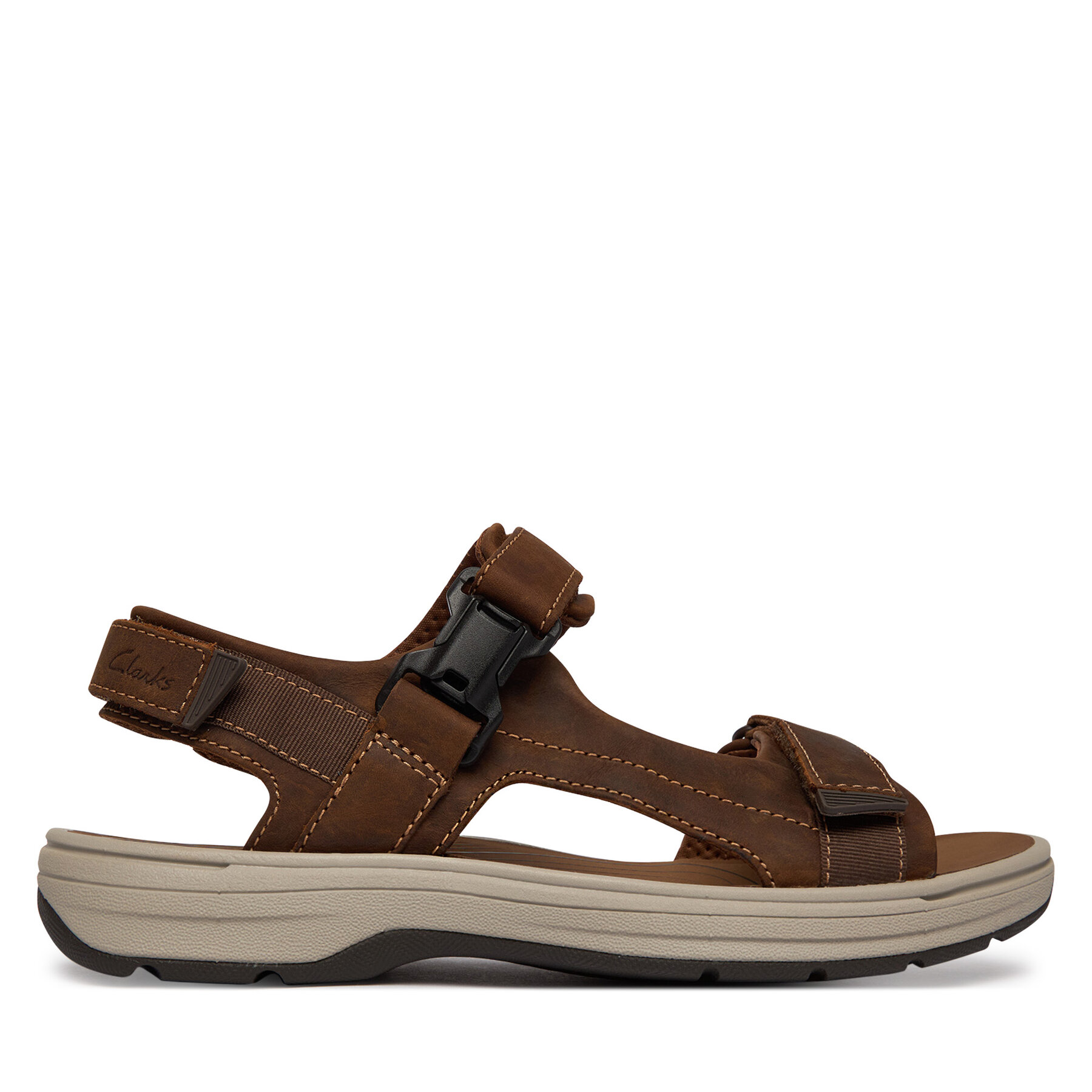 Clarks Sandały Saltway Edge 26184778 Brązowy