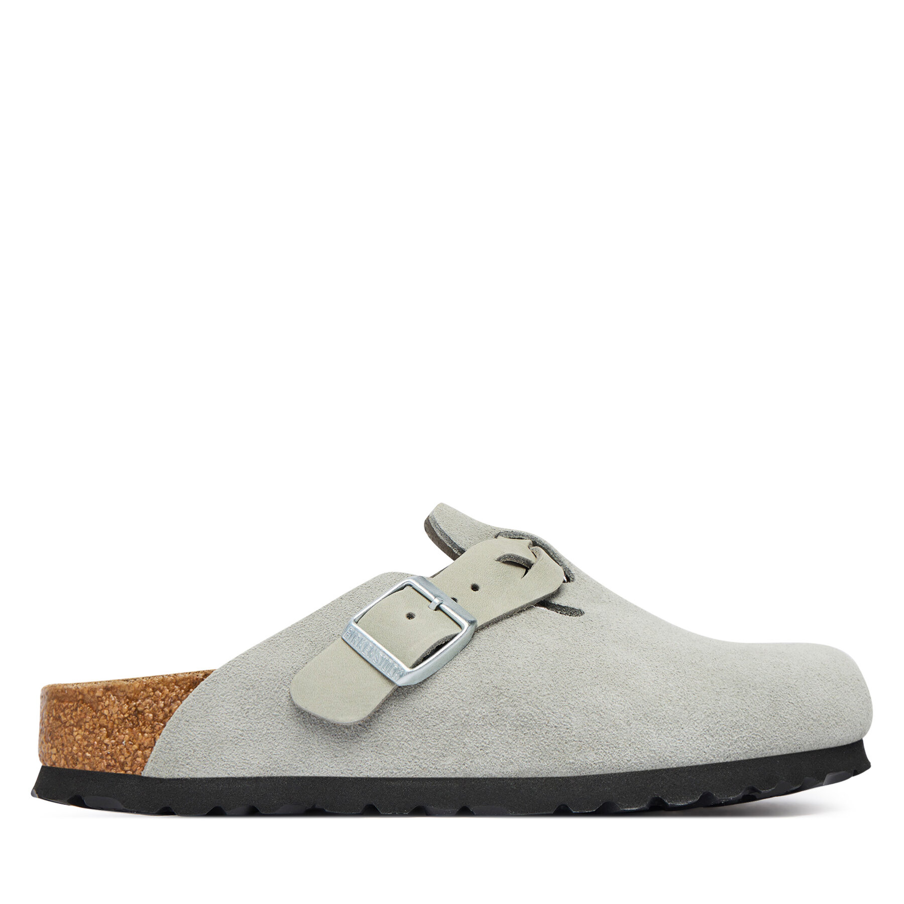 Birkenstock Klapki Boston Braided 1032933 Szary jasny