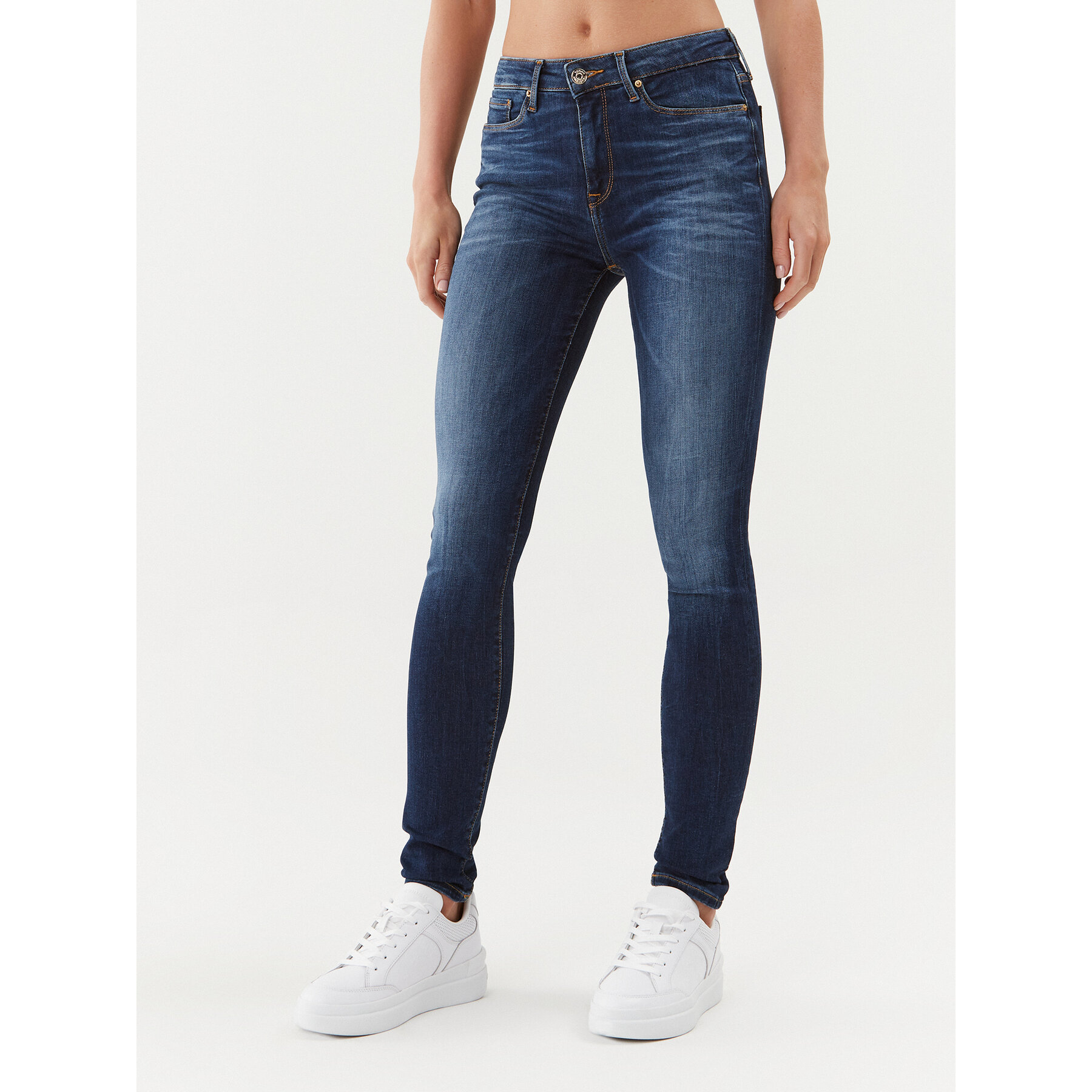 Tommy Hilfiger Jeansy Slim Fit Heritage Como WW0WW11860 Granatowy Slim Fit