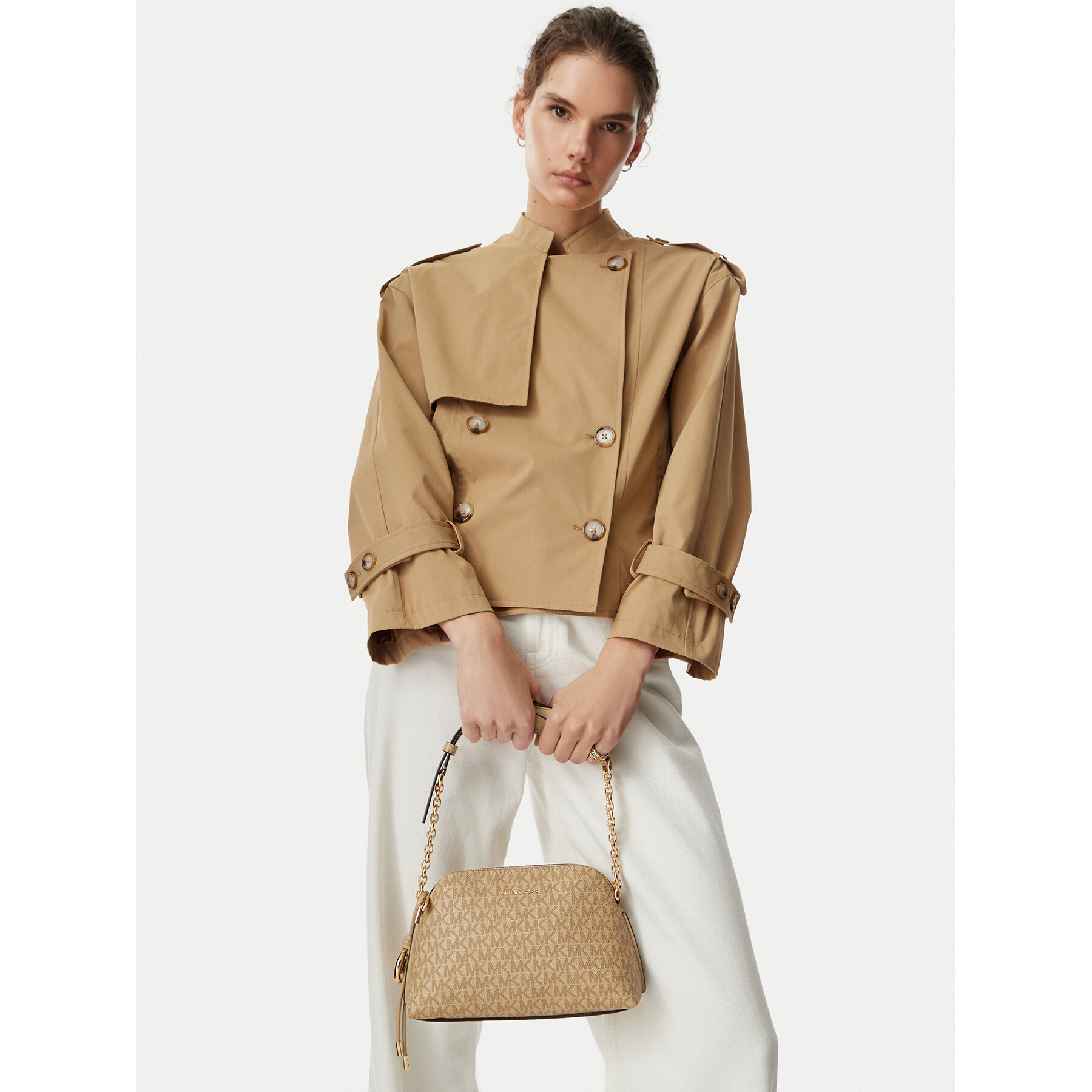 MICHAEL Michael Kors Torebka Freddie 32T6GX4C1V Beżowy