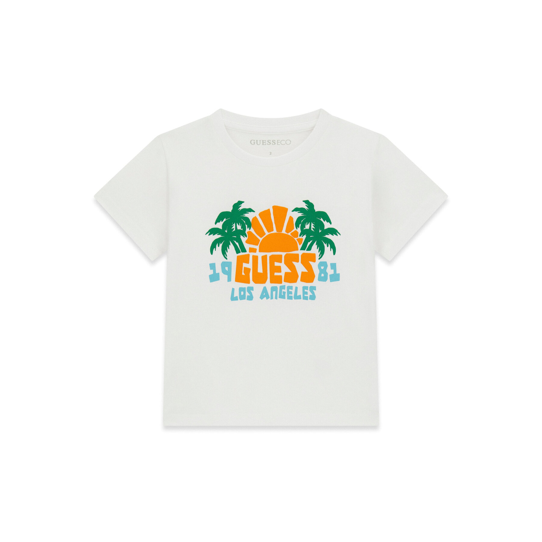 Guess T-Shirt N6GI09 K8HM4 Biały Regular Fit