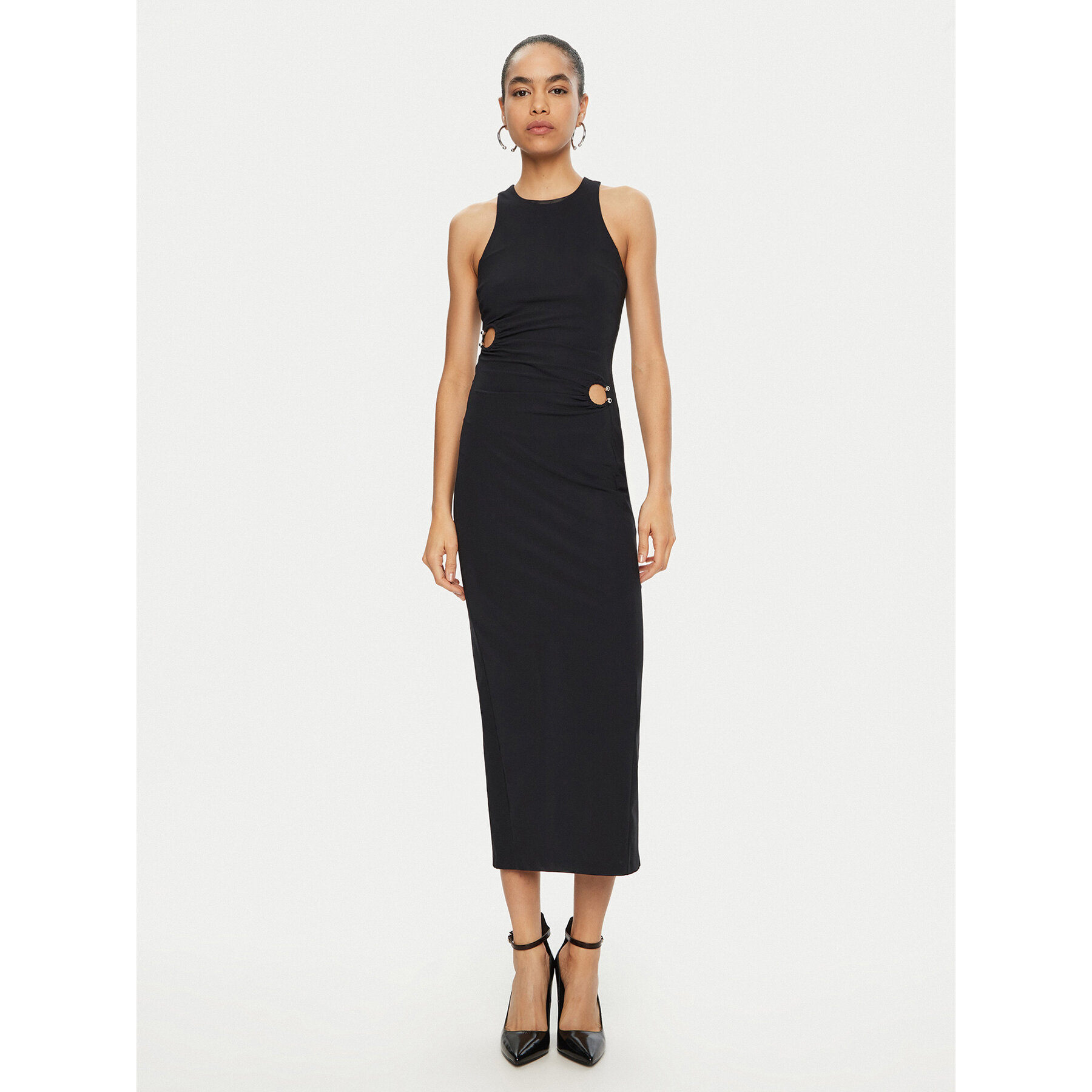 Patrizia Pepe Sukienka koktajlowa 8A1427/JZ26-K103 Czarny Regular Fit
