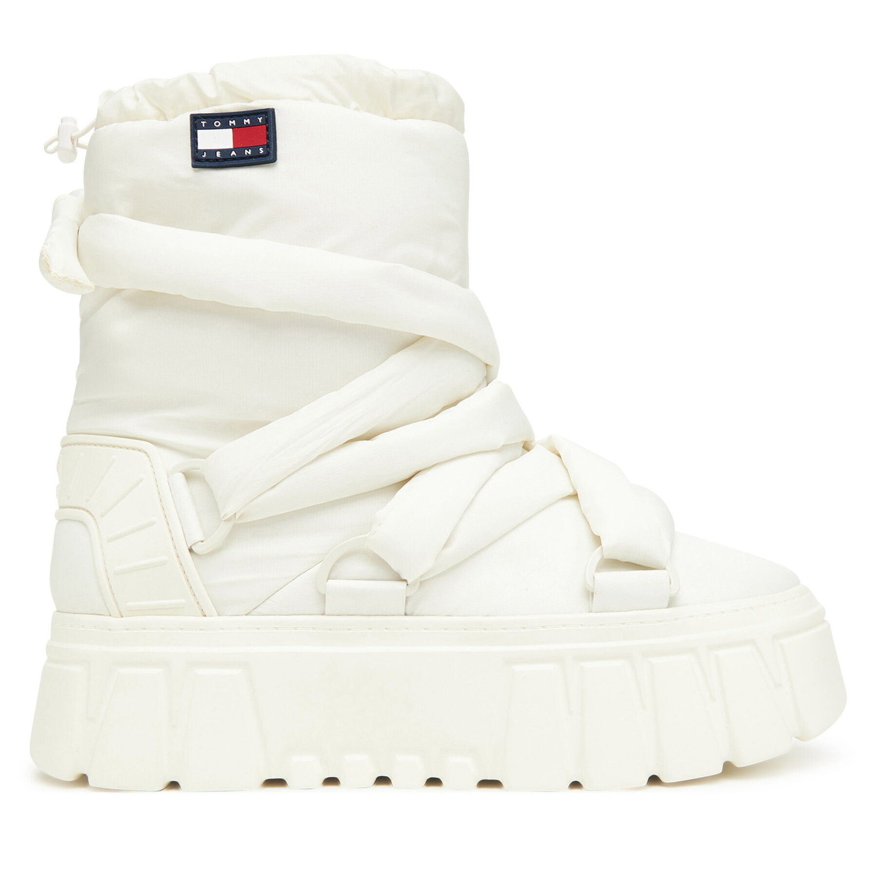 Tommy Jeans Śniegowce Tjw Chunky Snow Boot Nylon EN0EN02842 Biały