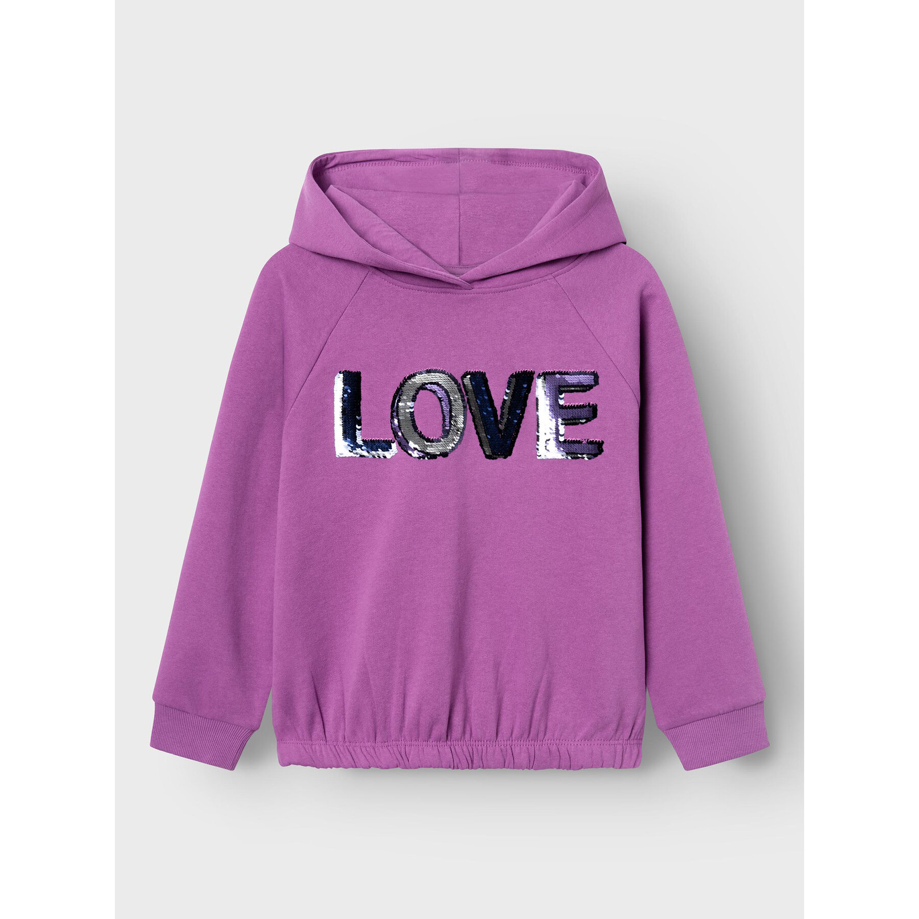 NAME IT Bluza 13219959 Fioletowy Regular Fit