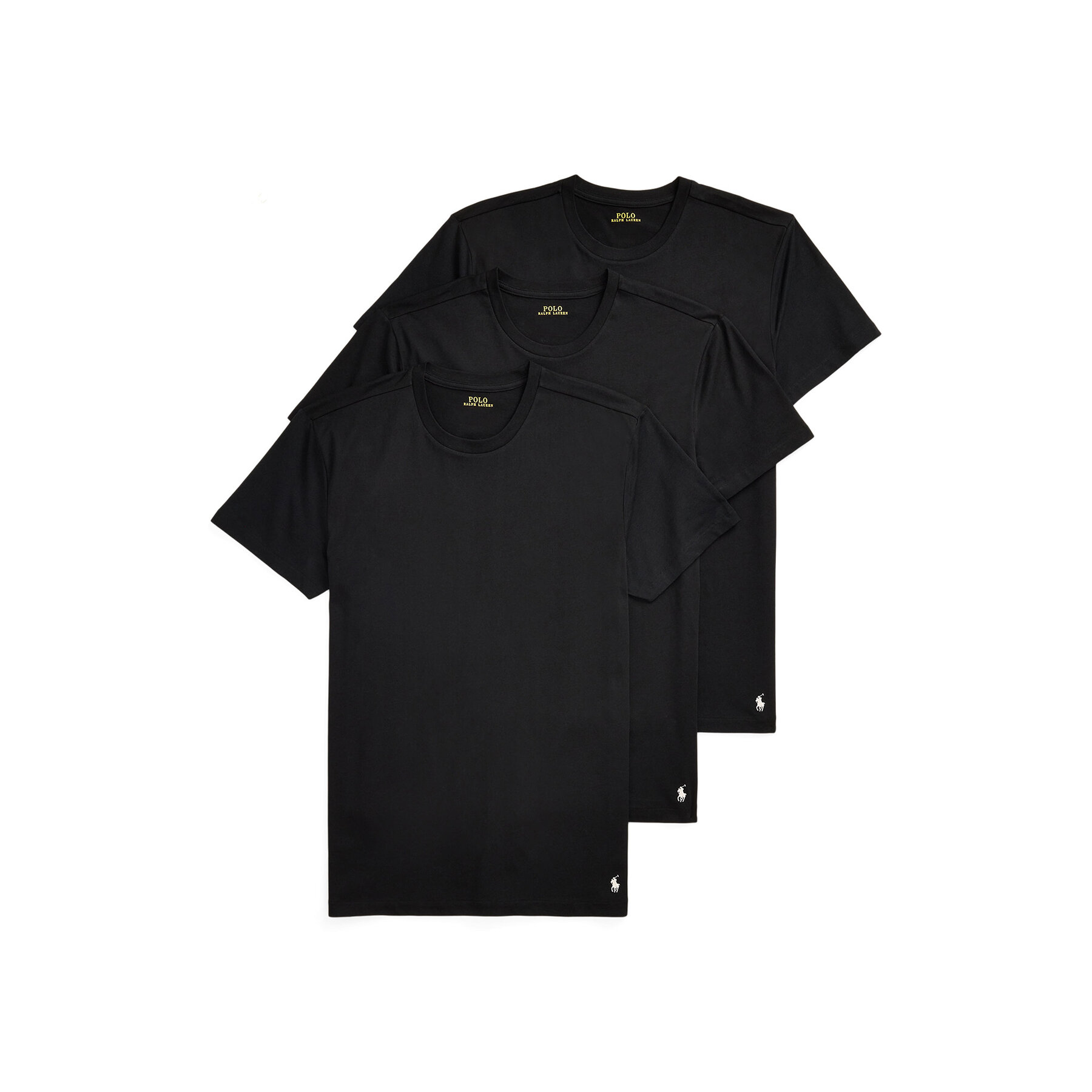 Polo Ralph Lauren Komplet t-shirtów 714830304014 Czarny Regular Fit
