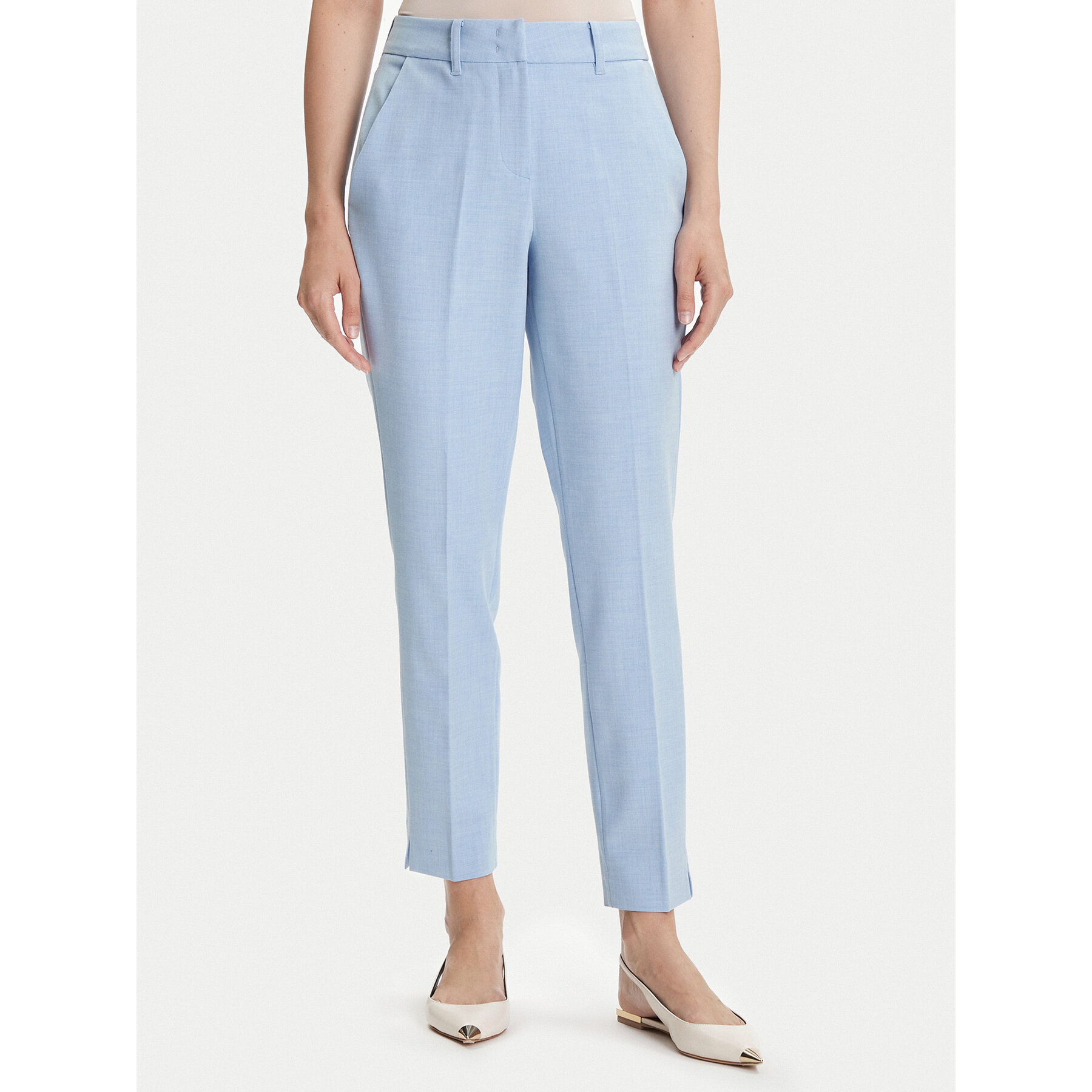 Tatuum Spodnie materiałowe Rimini T2505.150 Błękitny Slim Fit