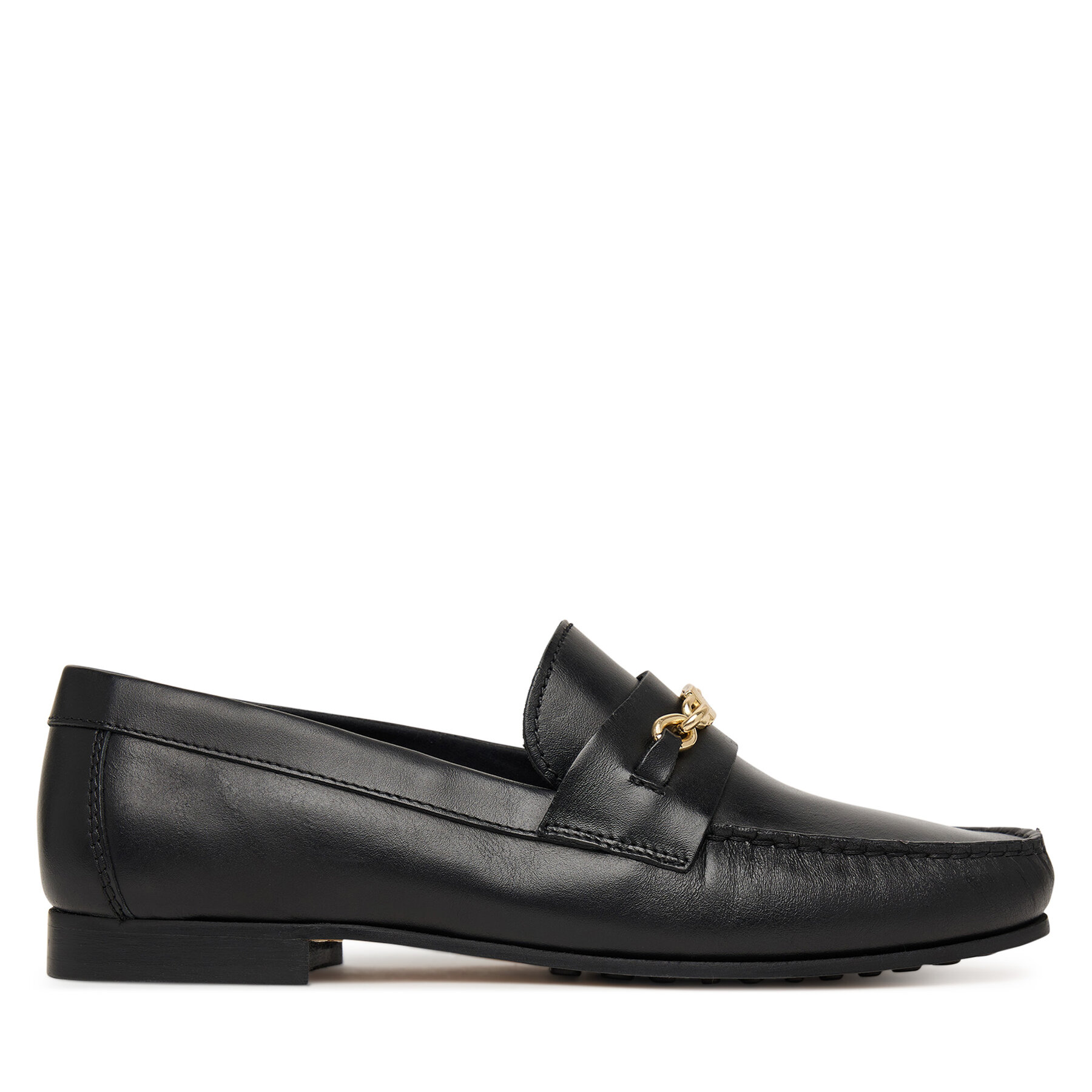 Tommy Hilfiger Lordsy Th Chain Leather Loafer FW0FW08956 Czarny