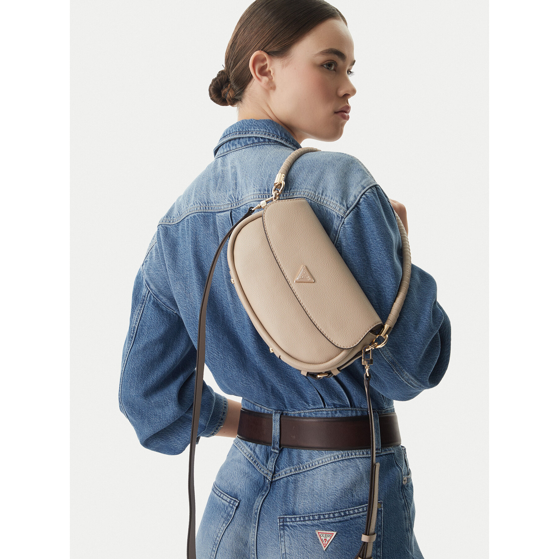 Guess Torebka Danya HWBG99 18190 Beżowy ciemny