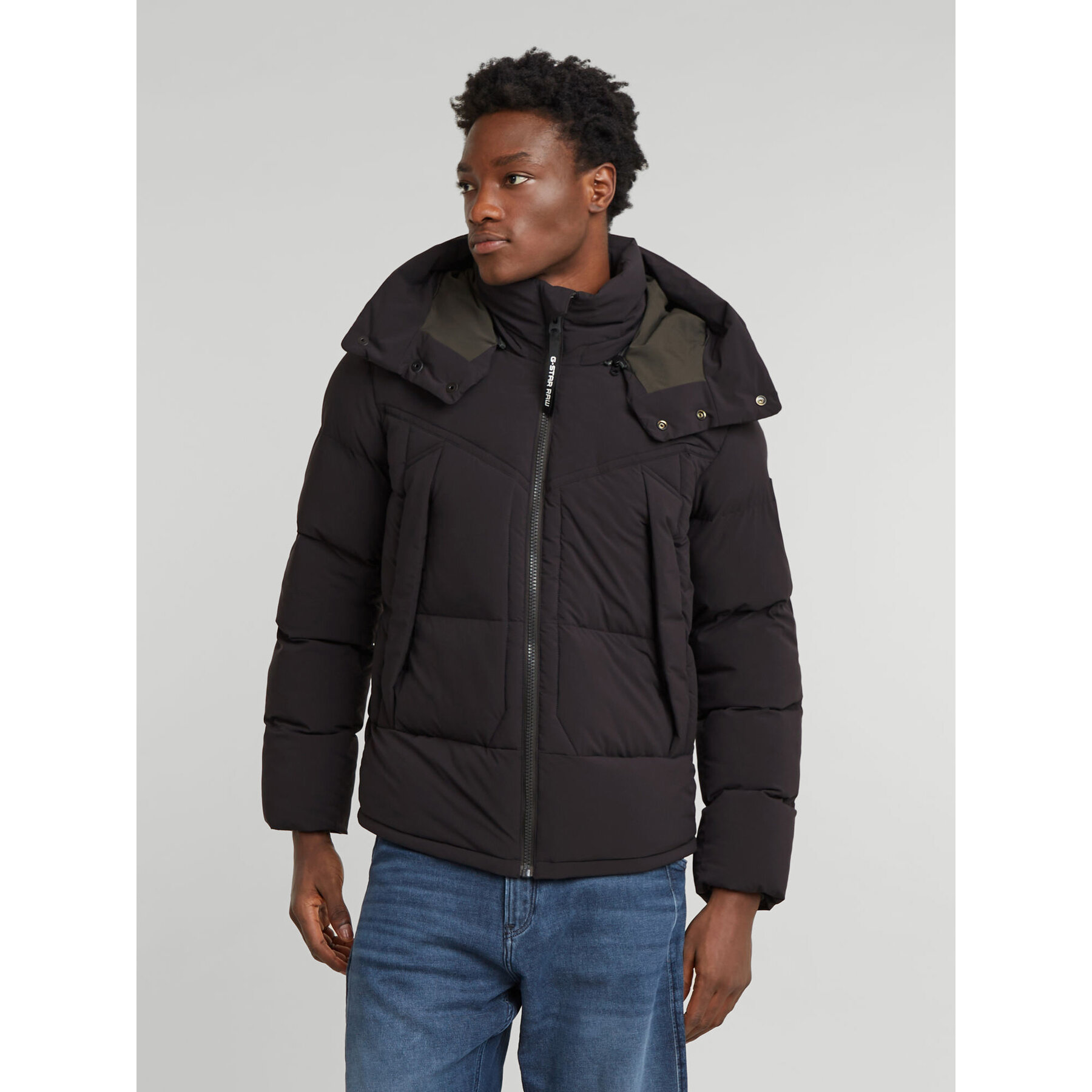 G-Star Raw Kurtka zimowa G- Whistler D25345-D518 Czarny Regular Fit